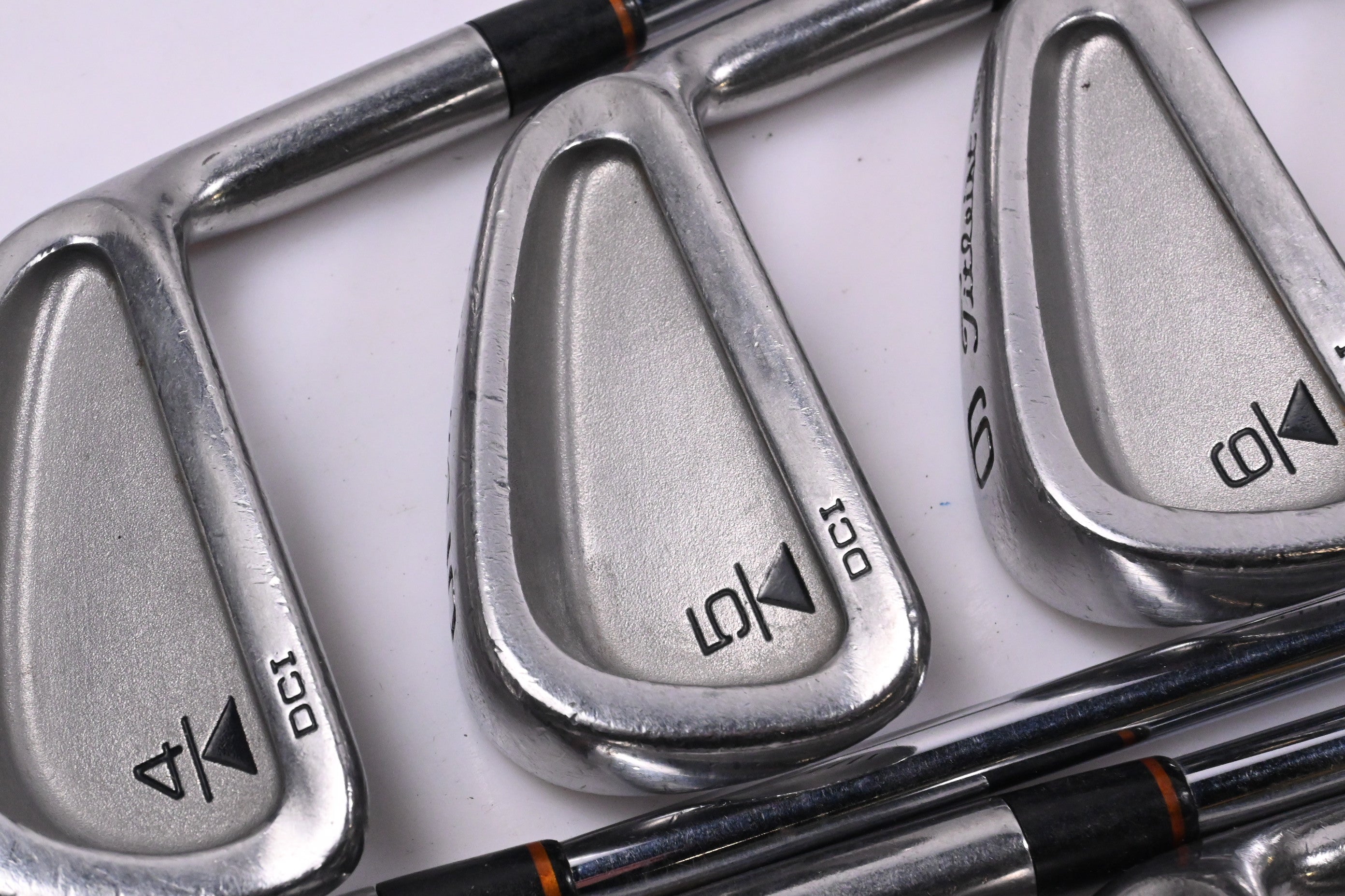 Titleist DCI Black Irons / 4-PW+GW / Stiff Flex Titleist MS-309 Shafts