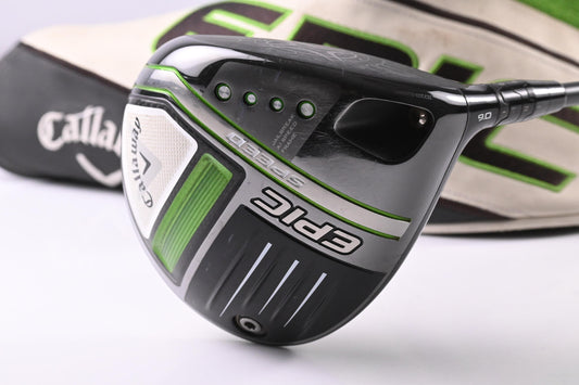 Tour Issue Callaway Epic Speed Driver / 9 Degree / Stiff Flex HZRDUS Smoke Black