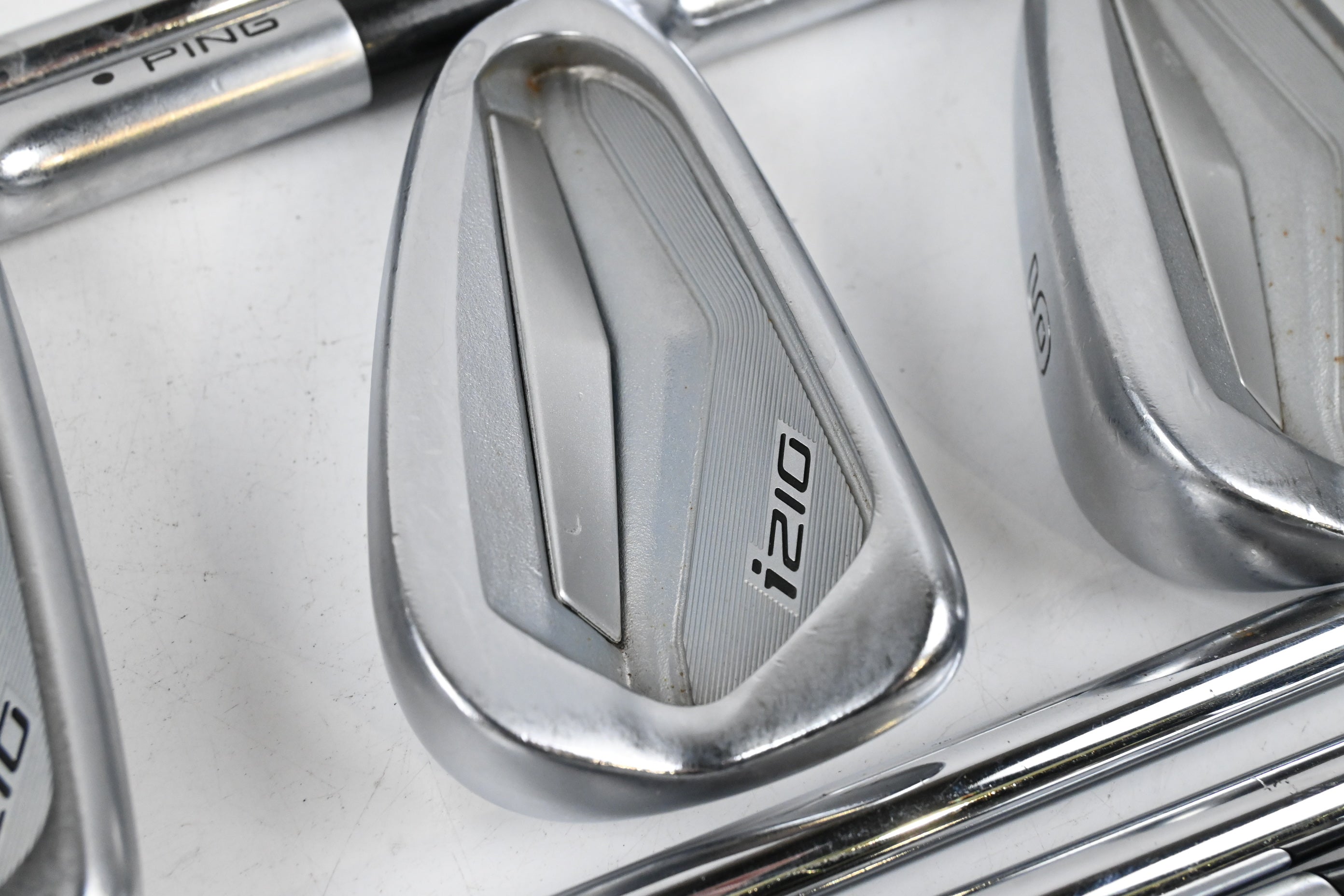 Ping i210 Irons / 3-PW / Black Dot / Stiff Flex XP 95 S300 Steel Shafts