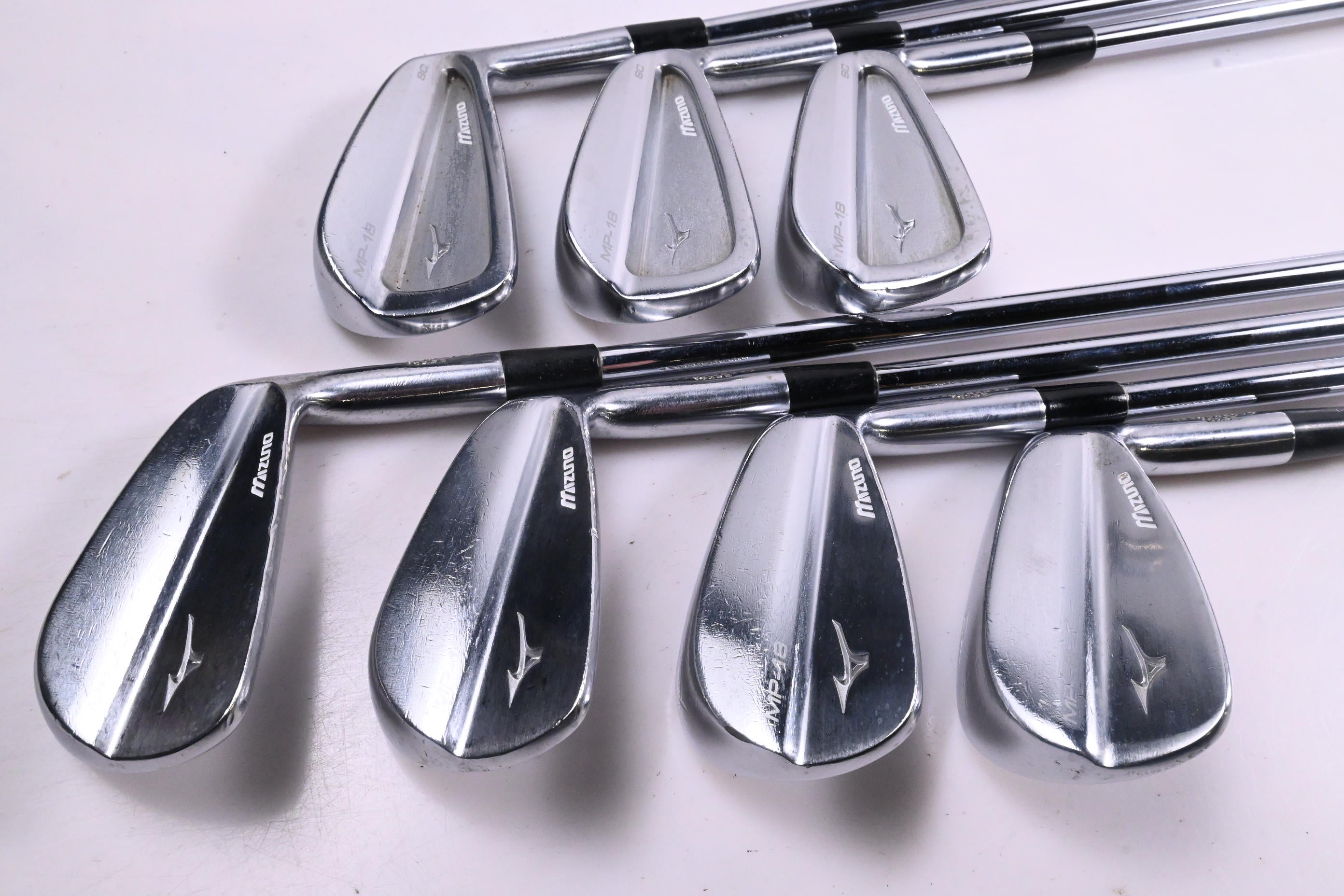 Mizuno MP-18 SC/MB Combo Irons / 4-PW / X-Flex Project X LZ 125 Shafts