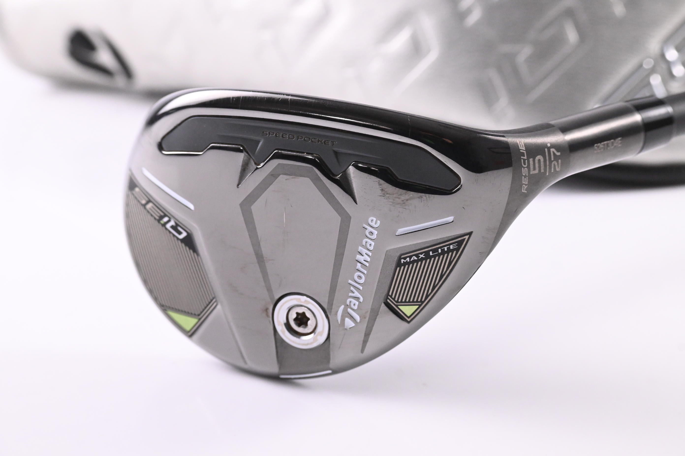 Taylormade Qi35 Max Lite #5 Hybrid / 27 Degree / Regular Flex Vanquish 5 Shaft