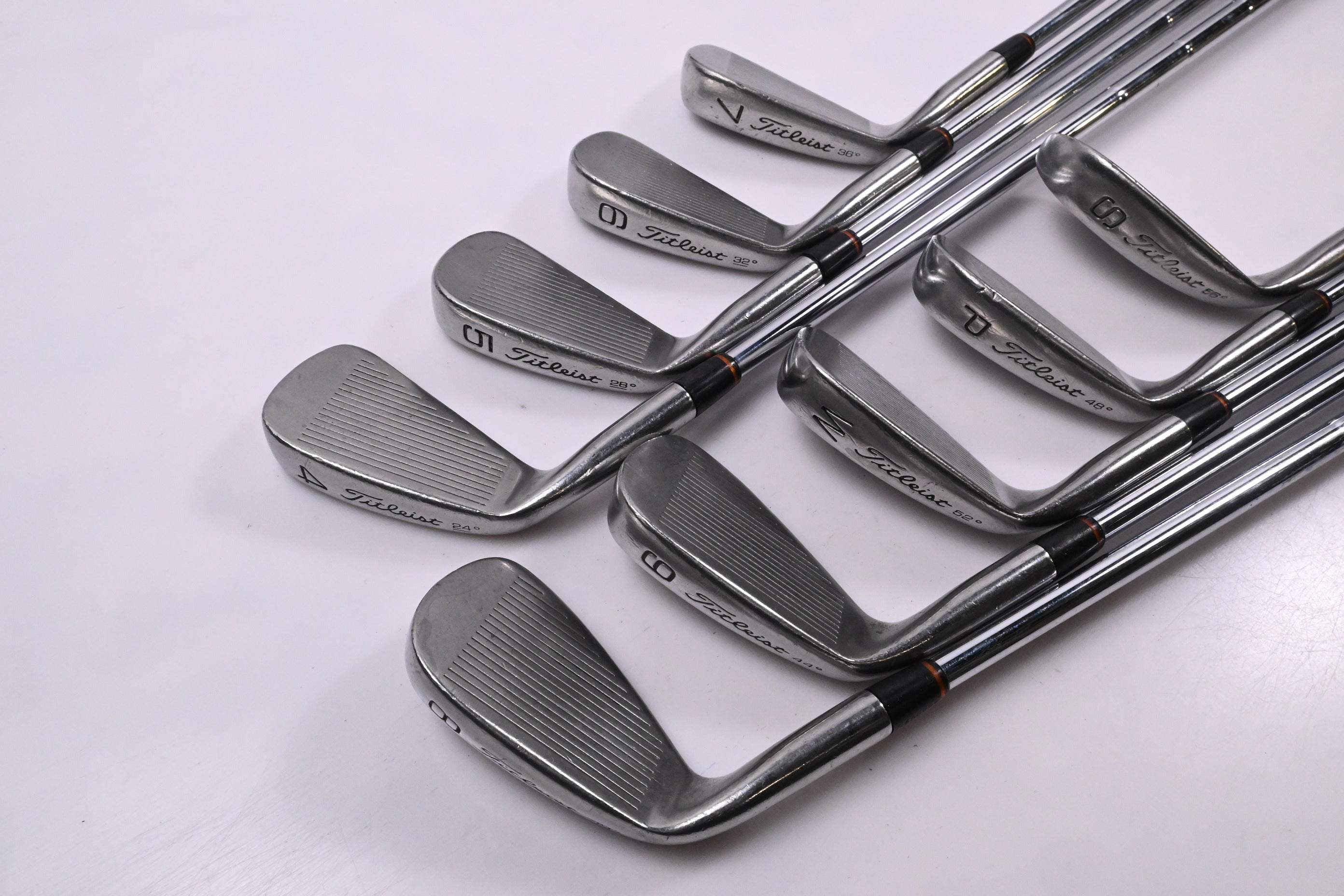 Titleist DCI Black Irons / 4-PW+GW / Stiff Flex Titleist MS-309 Shafts