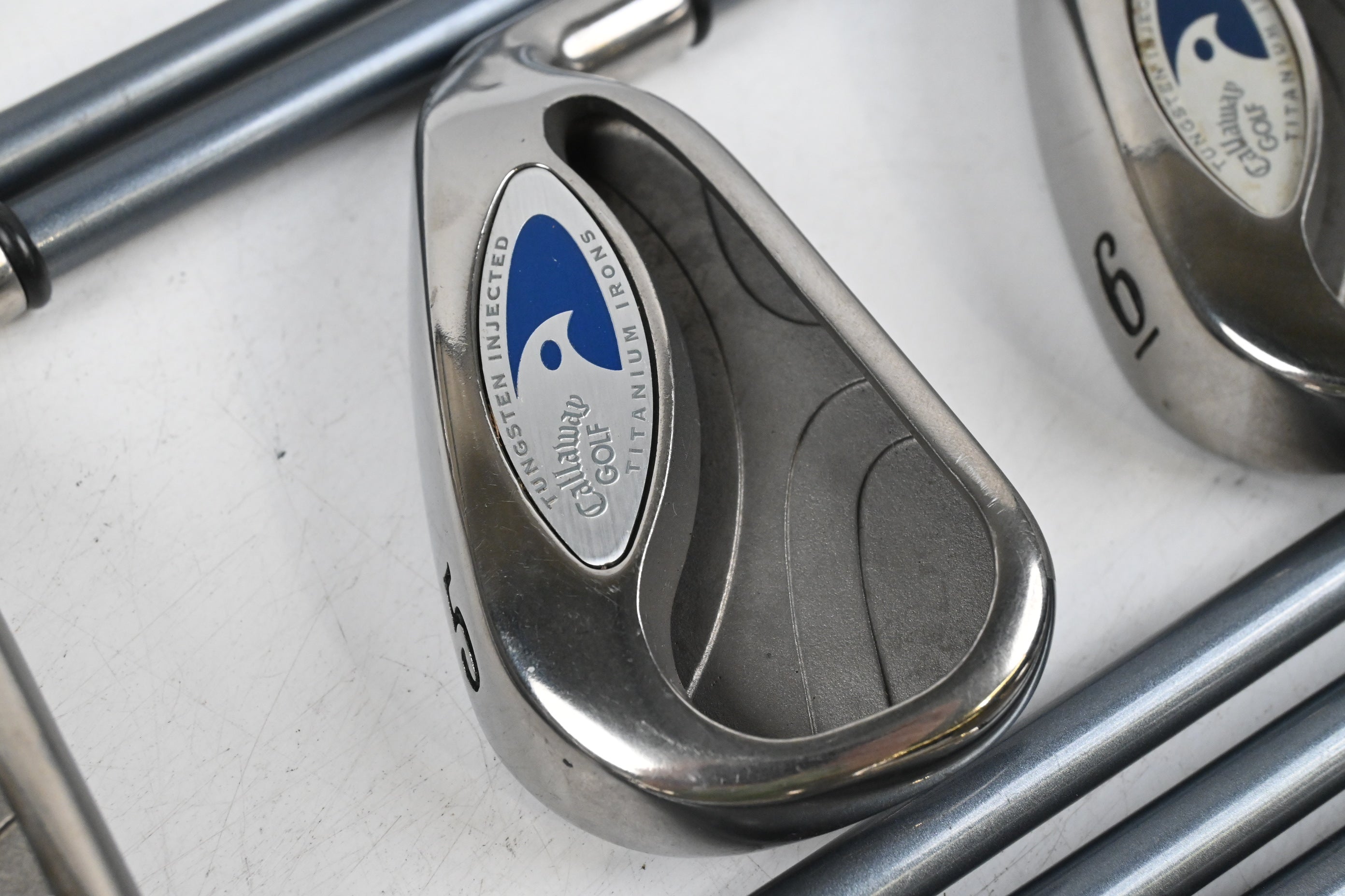 Callaway Hawk Eye Tungsten Titanium Irons / 3-PW / Regular Flex Callaway Shafts