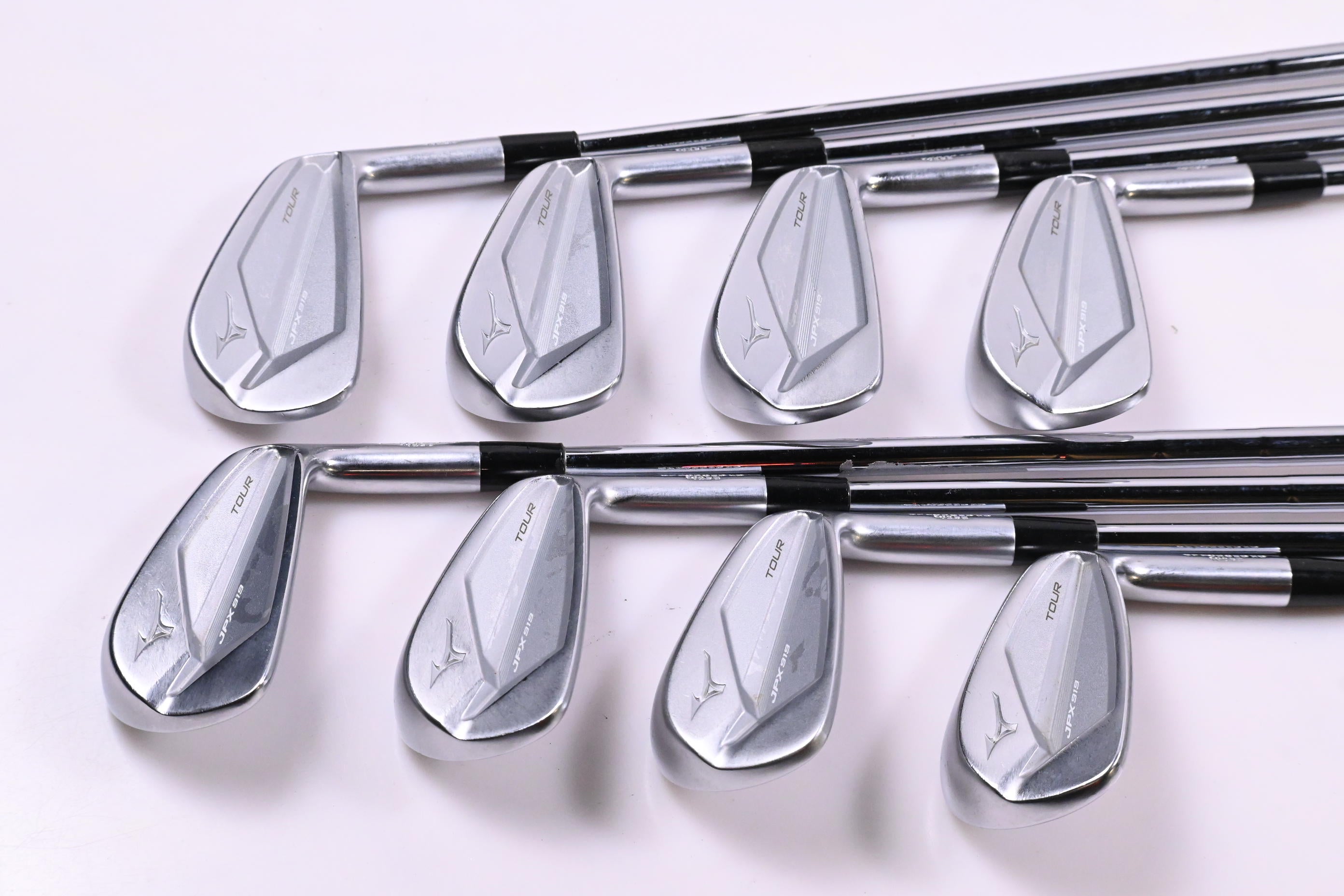 Mizuno JPX 919 Tour Irons / 3-PW / Stiff Flex KBS Tour Shafts