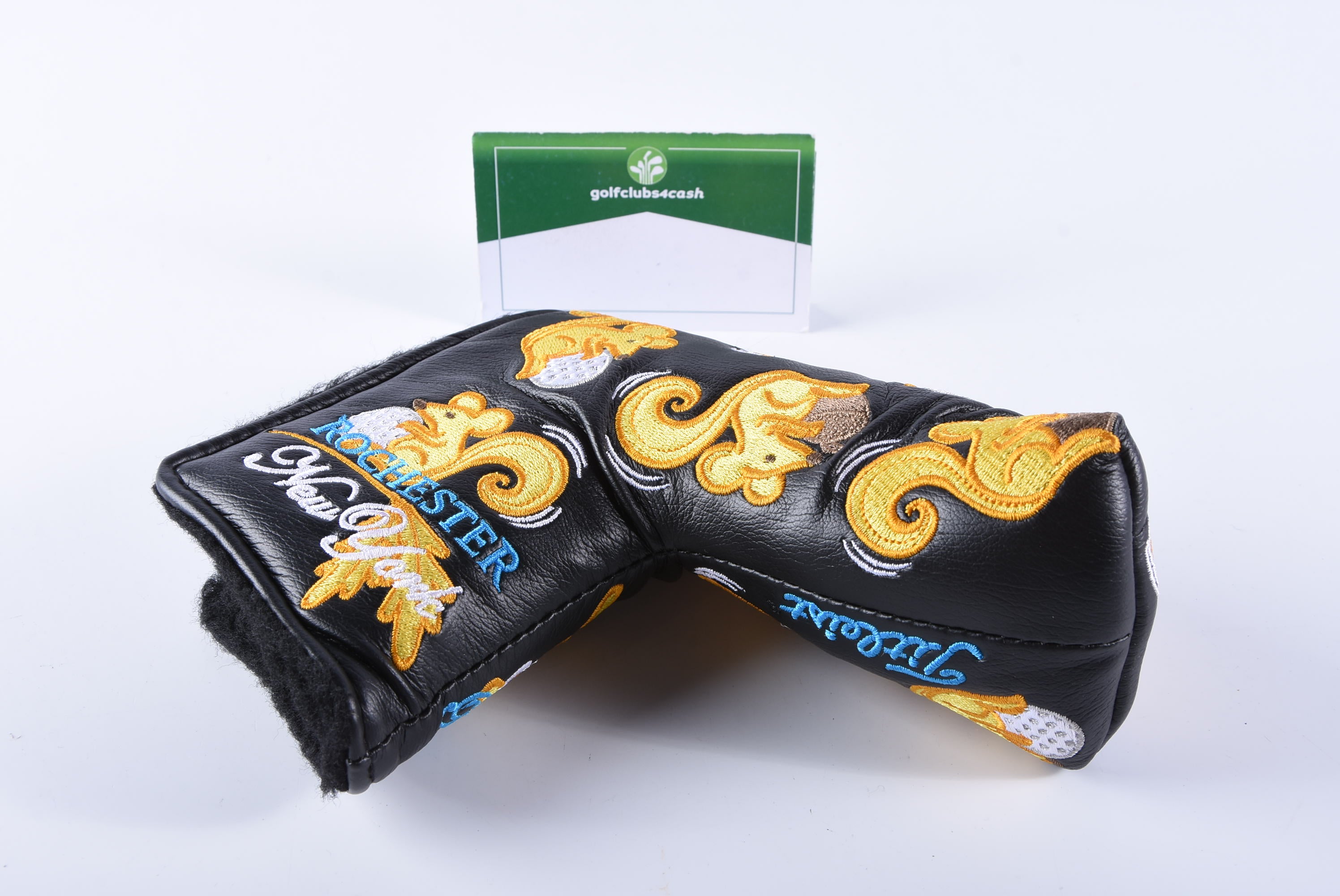 Scotty Cameron 2013 P.G.A Squirrel Rat Putter Cover / Blade / Black, Yellow