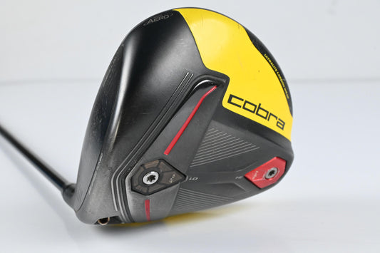 Left Hand Cobra King F9 Driver / 10.5 Degree / Regular Flex Fujikura Atmos Blue