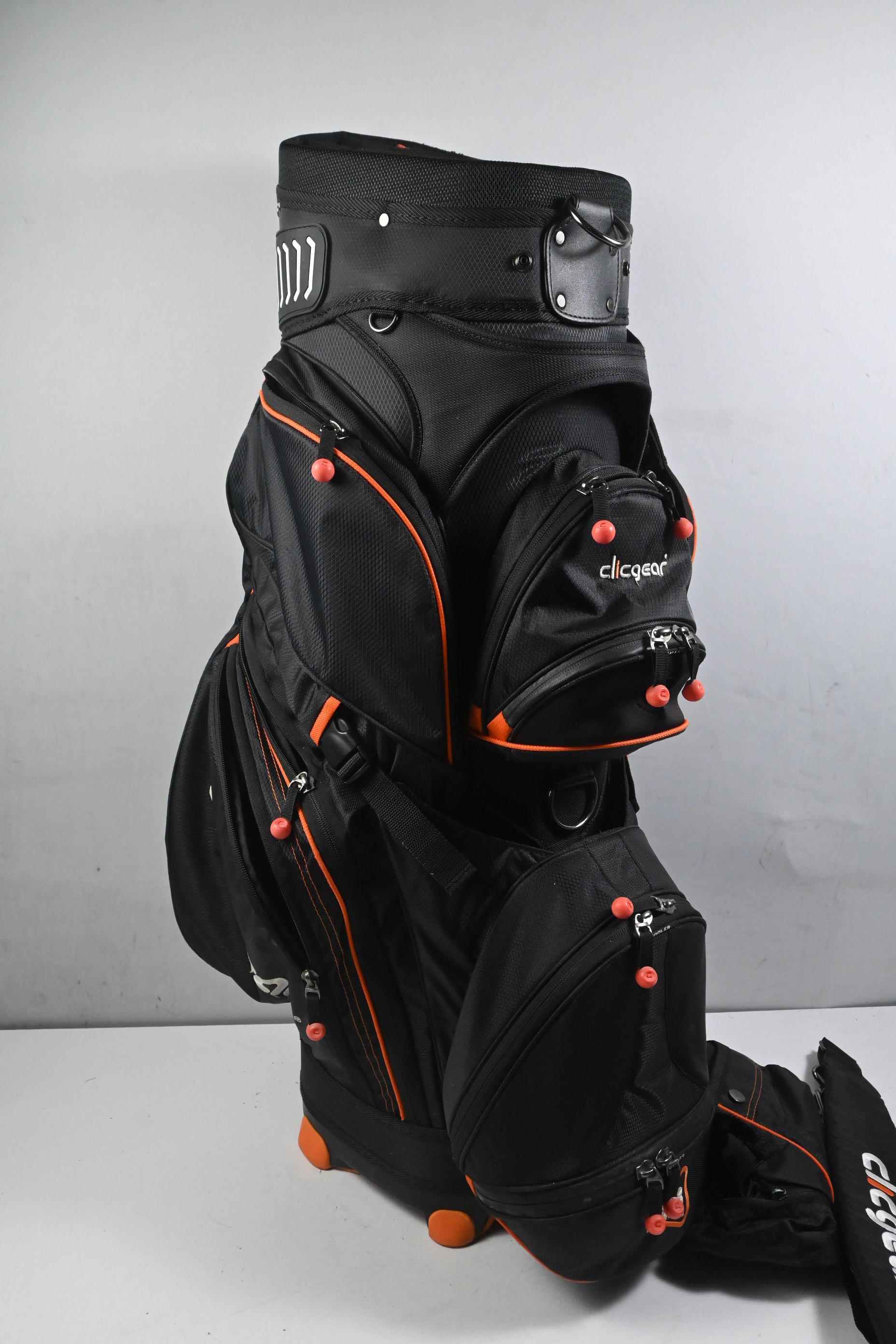 Clicgear B3 Cart Bag / 14-Way Divider / Black & Orange