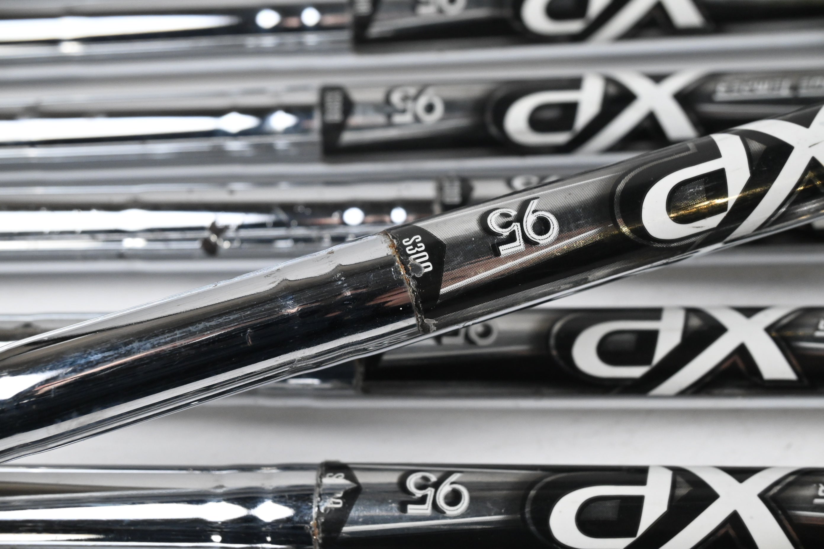 Ping i210 Irons / 3-PW / Black Dot / Stiff Flex XP 95 S300 Steel Shafts