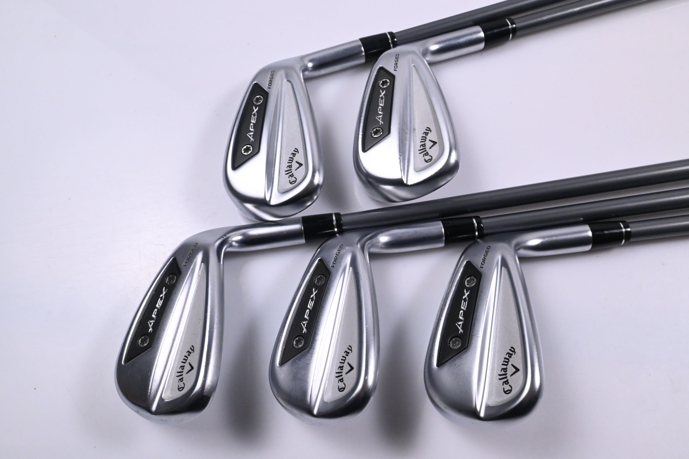 Callaway Apex Ai300 Irons / 7-PW+GW / Regular Flex Denali Charcoal 65 Shafts