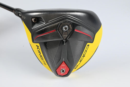 Left Hand Cobra King F9 Driver / 10.5 Degree / Regular Flex Fujikura Atmos Blue