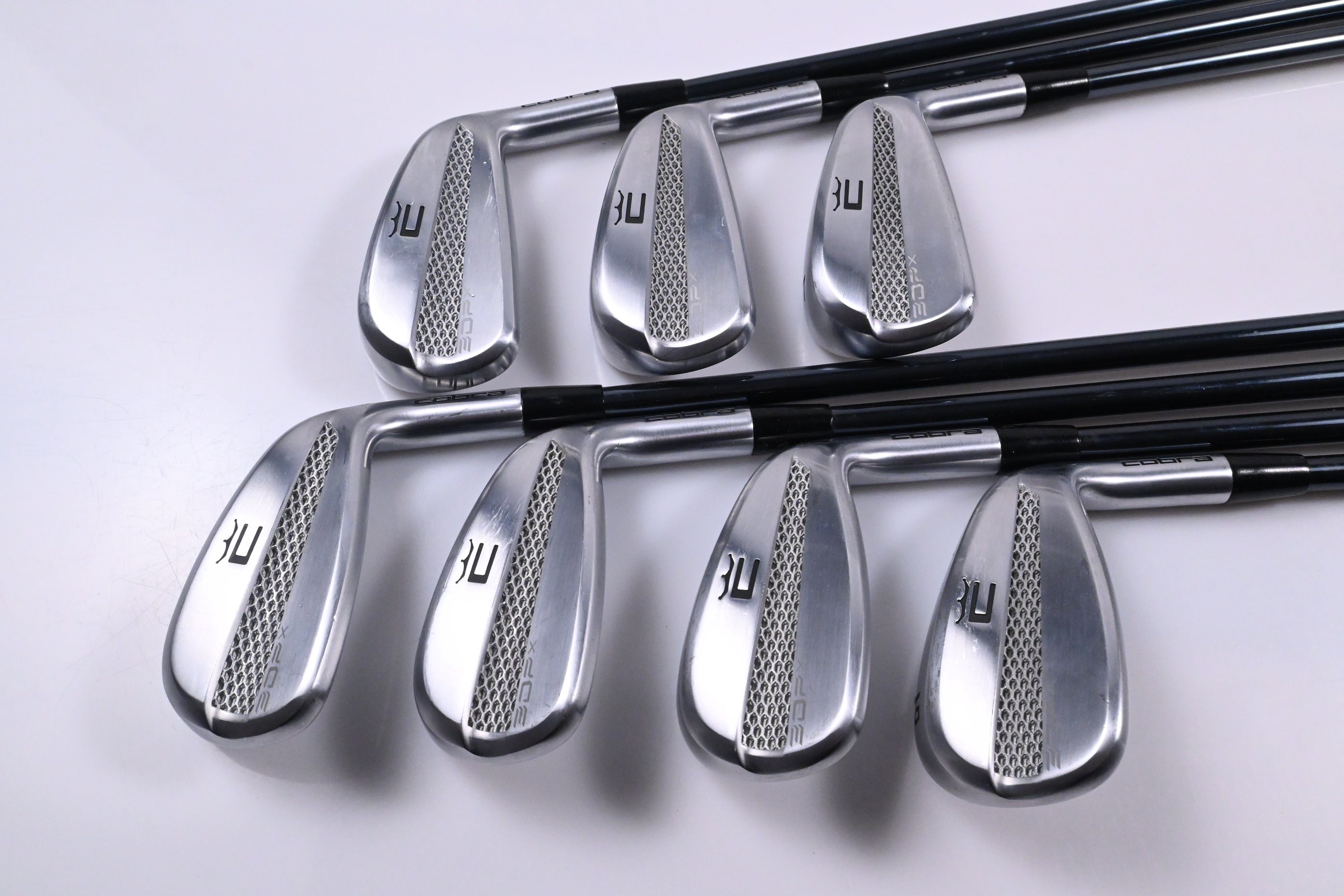 Cobra 3DP X Irons / 5-PW+GW / Senior Flex UST Recoil Dart 65 Shafts