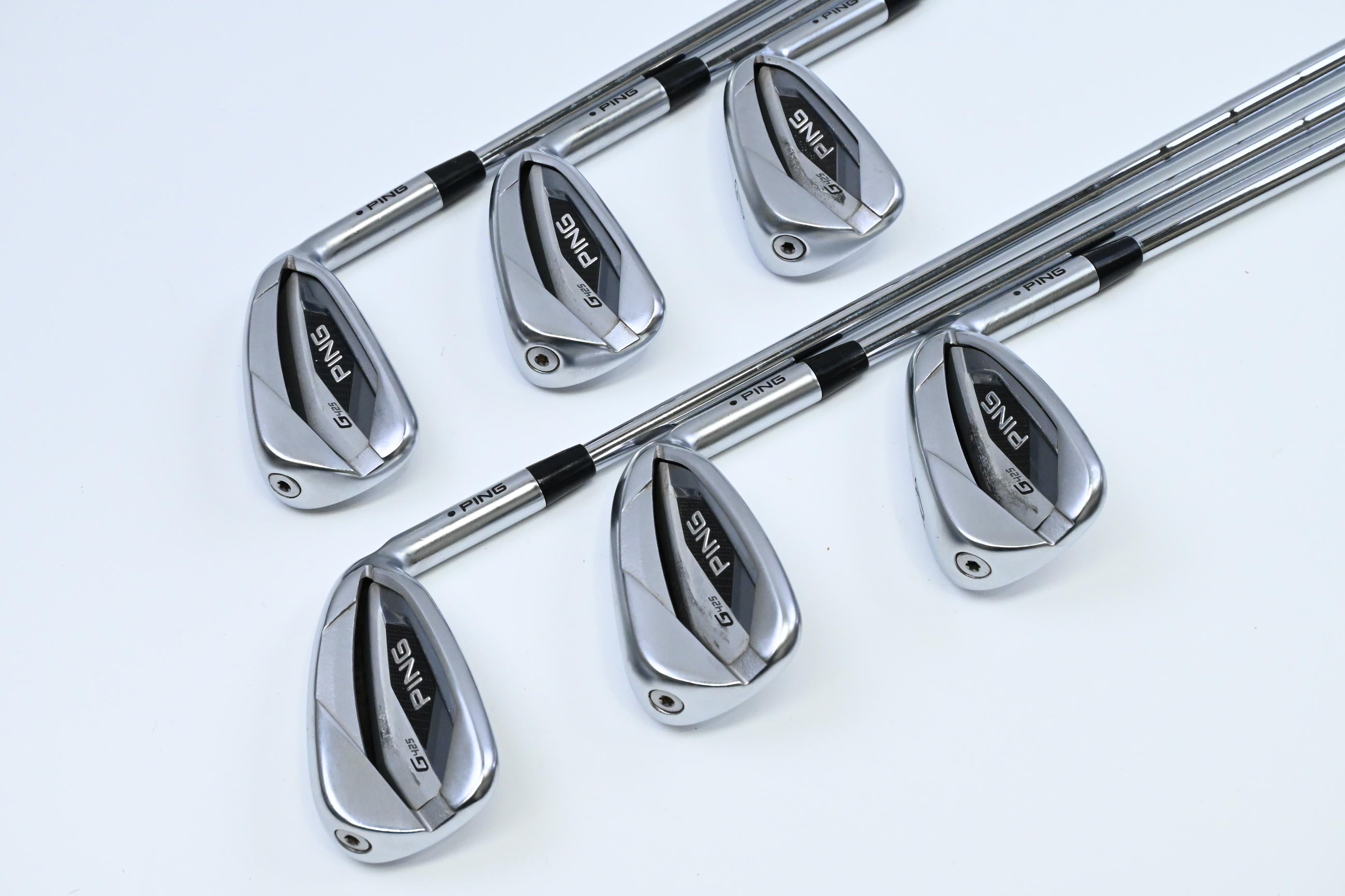 Ping G425 Irons / 5-PW / Black Dot / Stiff Flex Ping AWT 2.0 Shaft