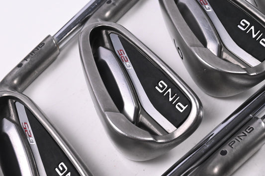 Ping G25 Irons / 4-PW+SW / Black Dot / Regular Flex Ping CFS Shafts