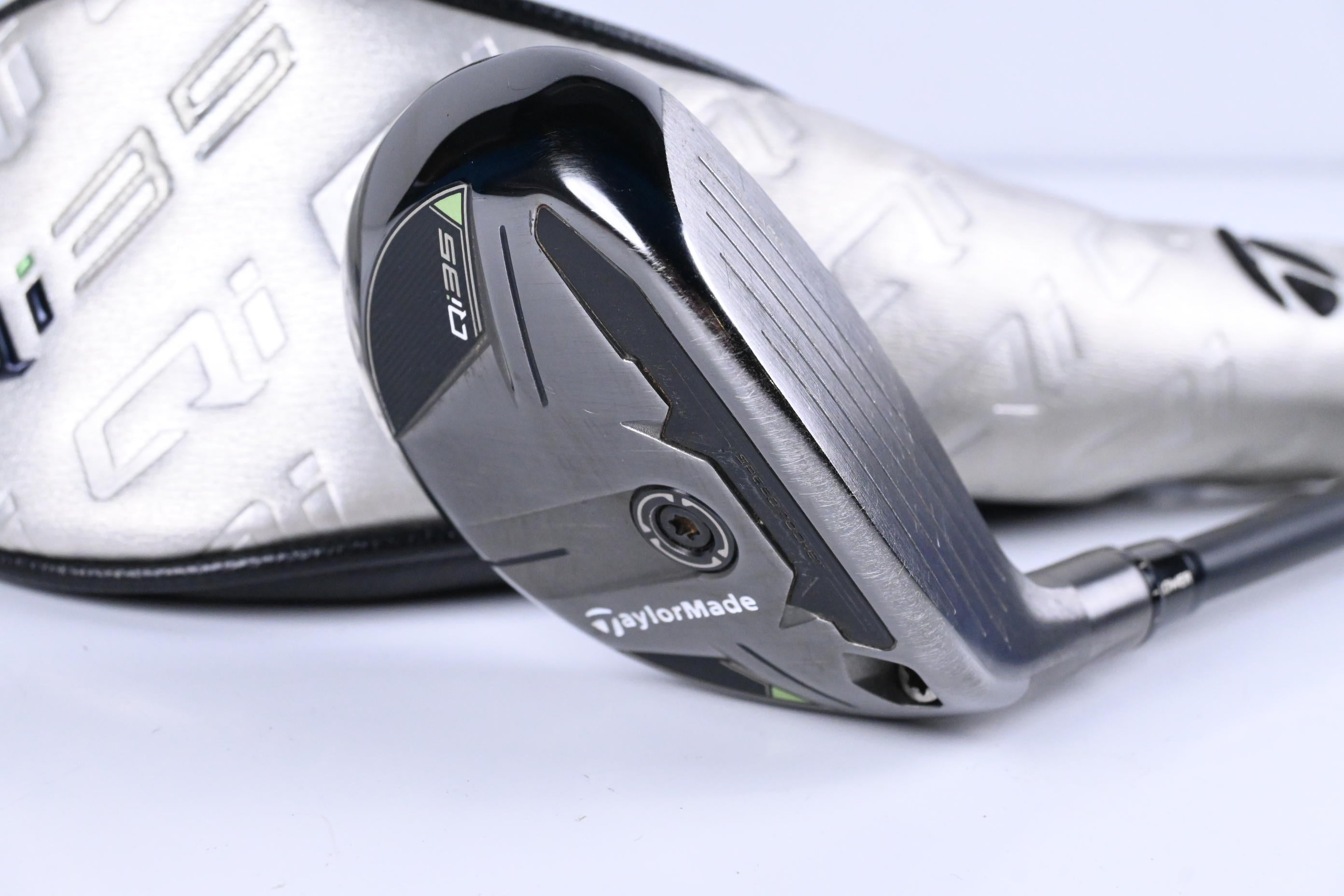 Taylormade Qi35 #4 Hybrid / 22 Degree / Stiff Flex Kai'li Blue Dark Waves 85