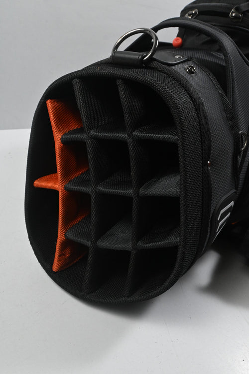 Clicgear B3 Cart Bag / 14-Way Divider / Black & Orange