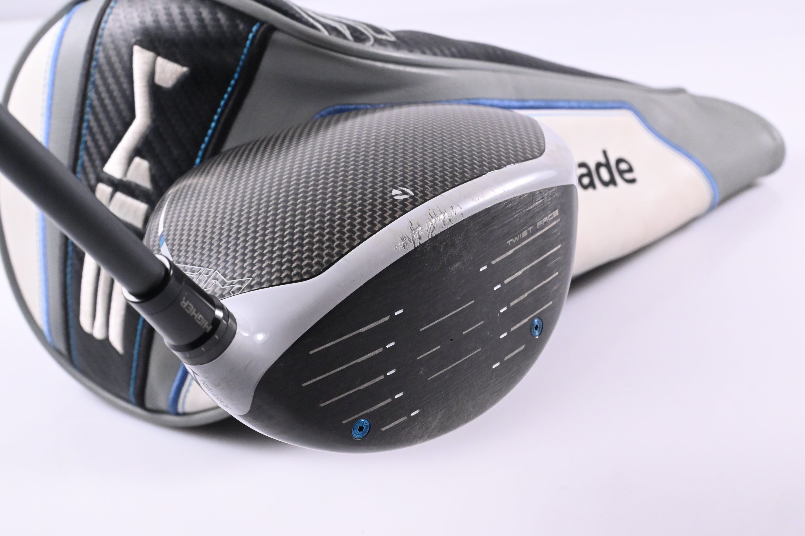 Left Hand Taylormade SIM Max Driver / 10.5 Degree / Regular Flex HZRDUS Smoke Black