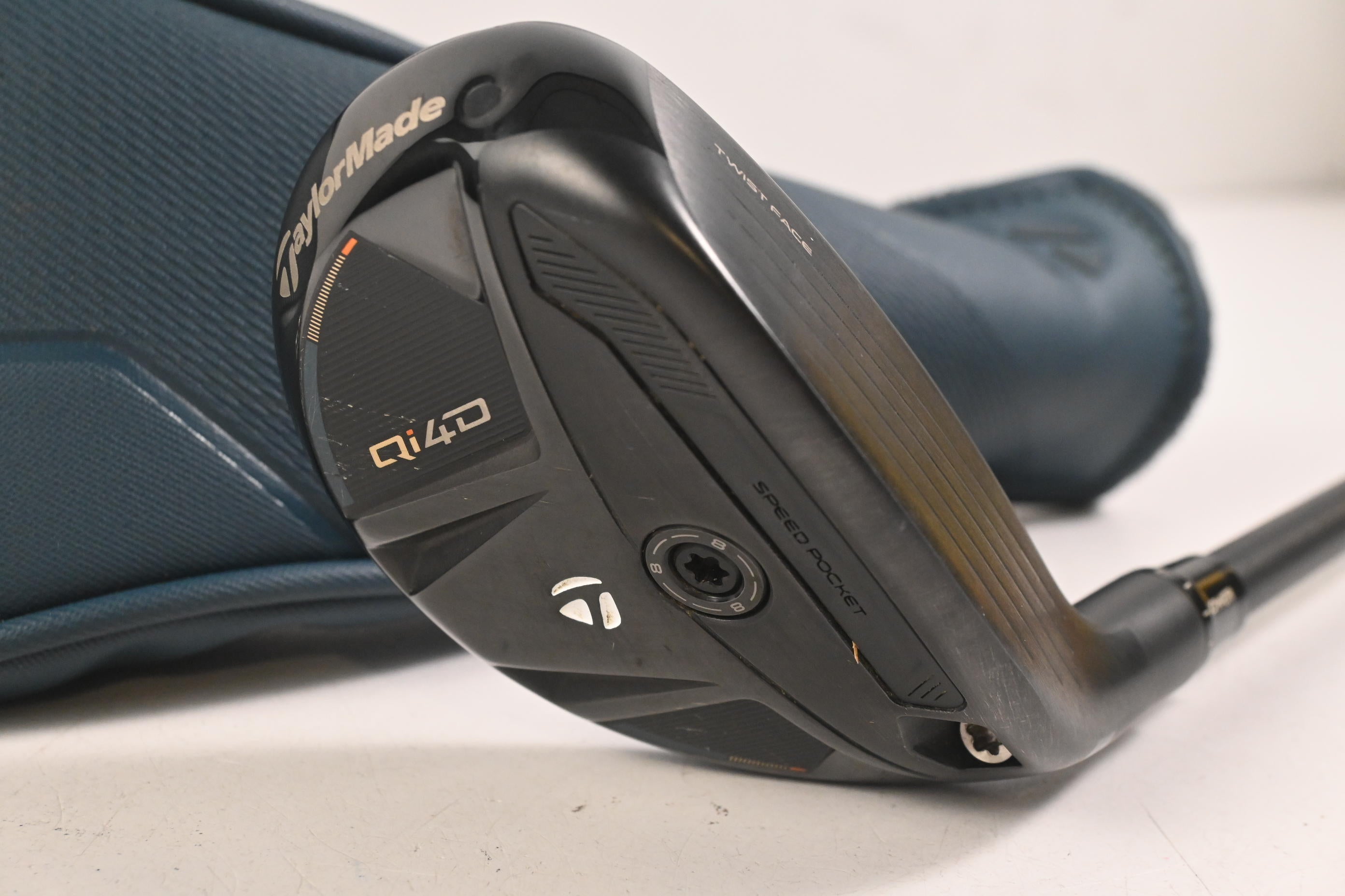Taylormade Qi4D #3 Hybrid / 19 Degree / Stiff Flex KBS Reax 75 Shaft