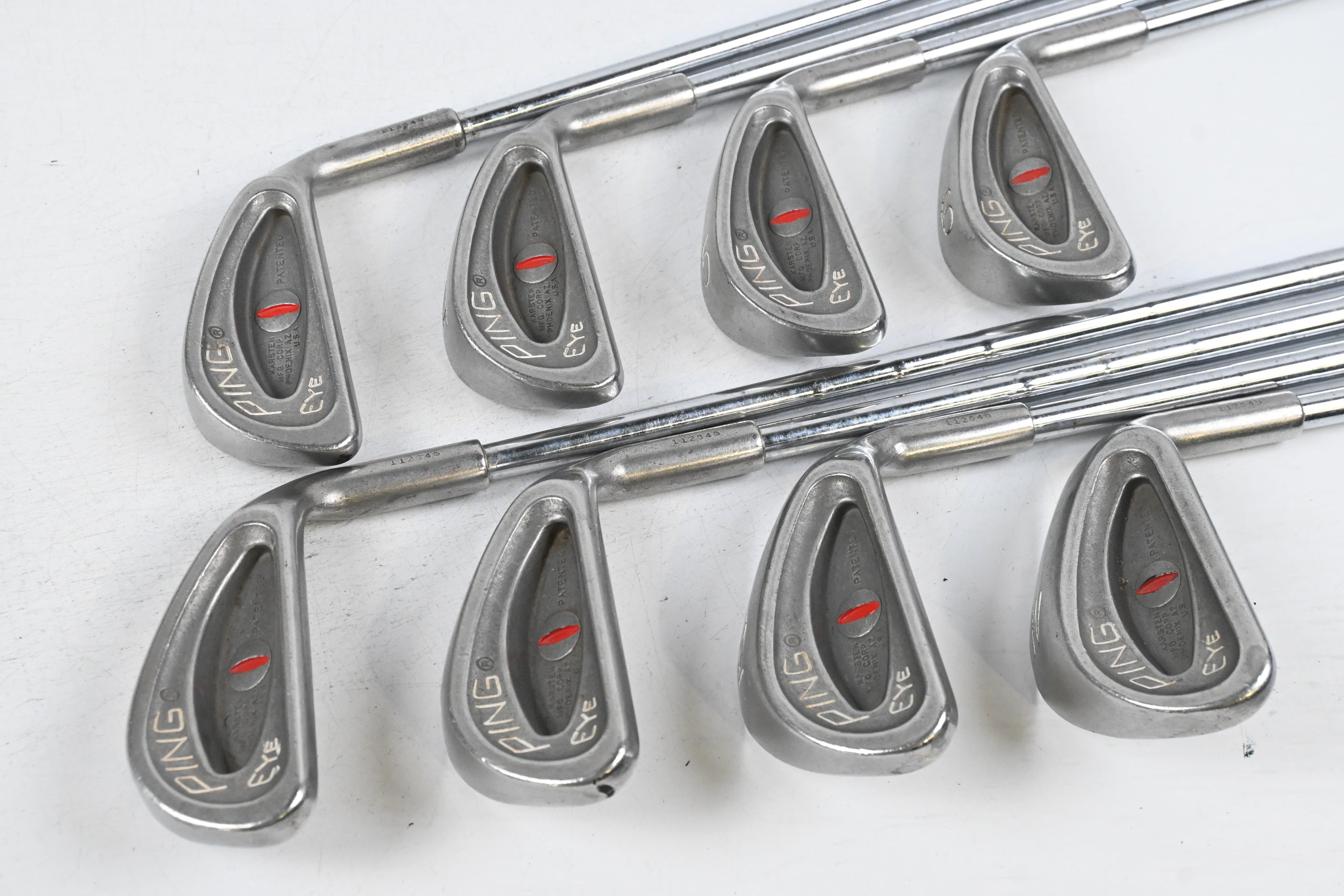 Ping Eye Irons / 3-PW / Red Dot / Regular Flex Ping ZZ Lite Shafts
