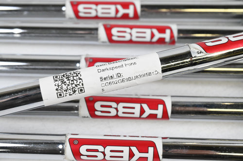 Cobra Darkspeed Irons / 6-PW+GW / Regular Flex KBS Tour Lite Shafts