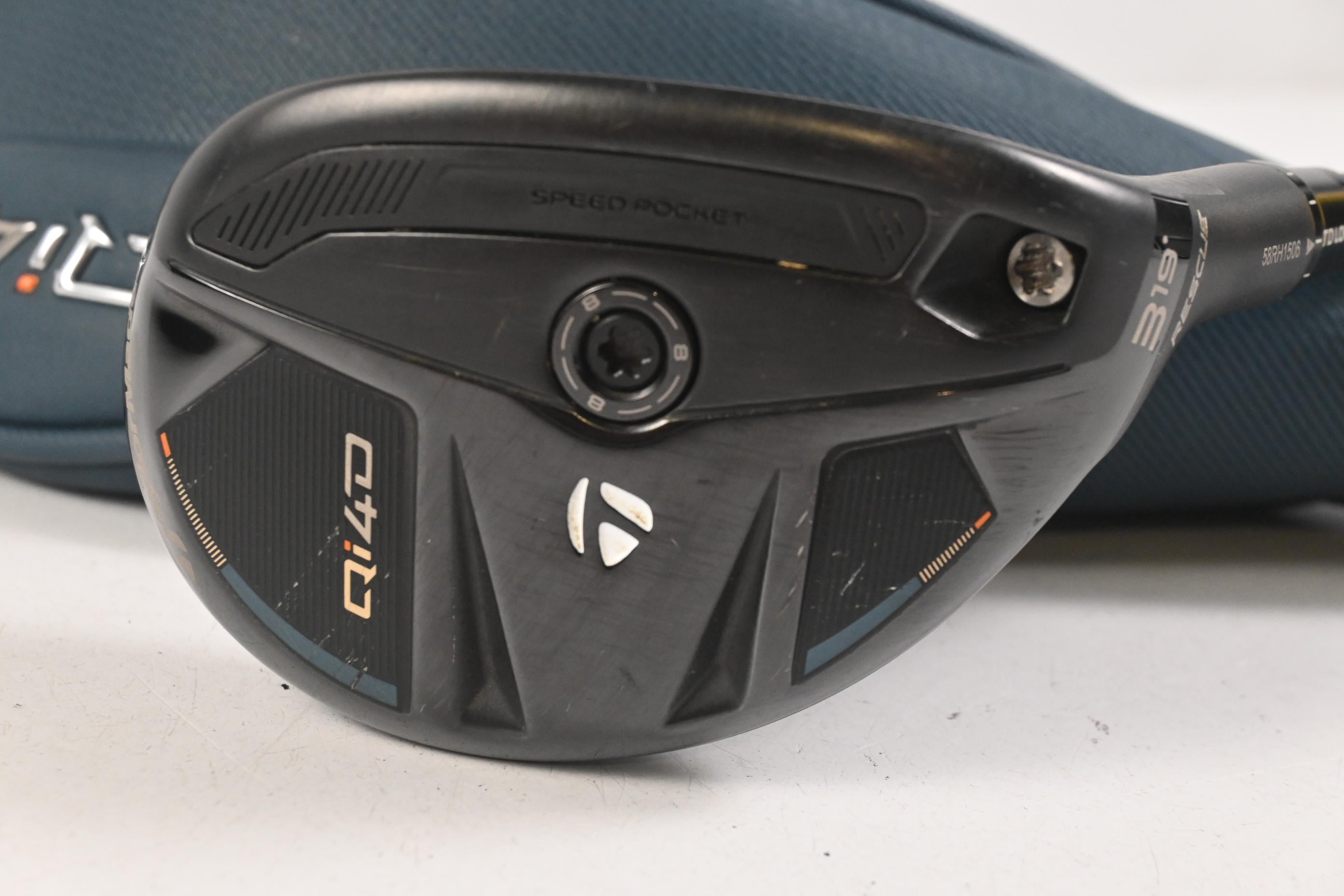 Taylormade Qi4D #3 Hybrid / 19 Degree / Stiff Flex KBS Reax 75 Shaft