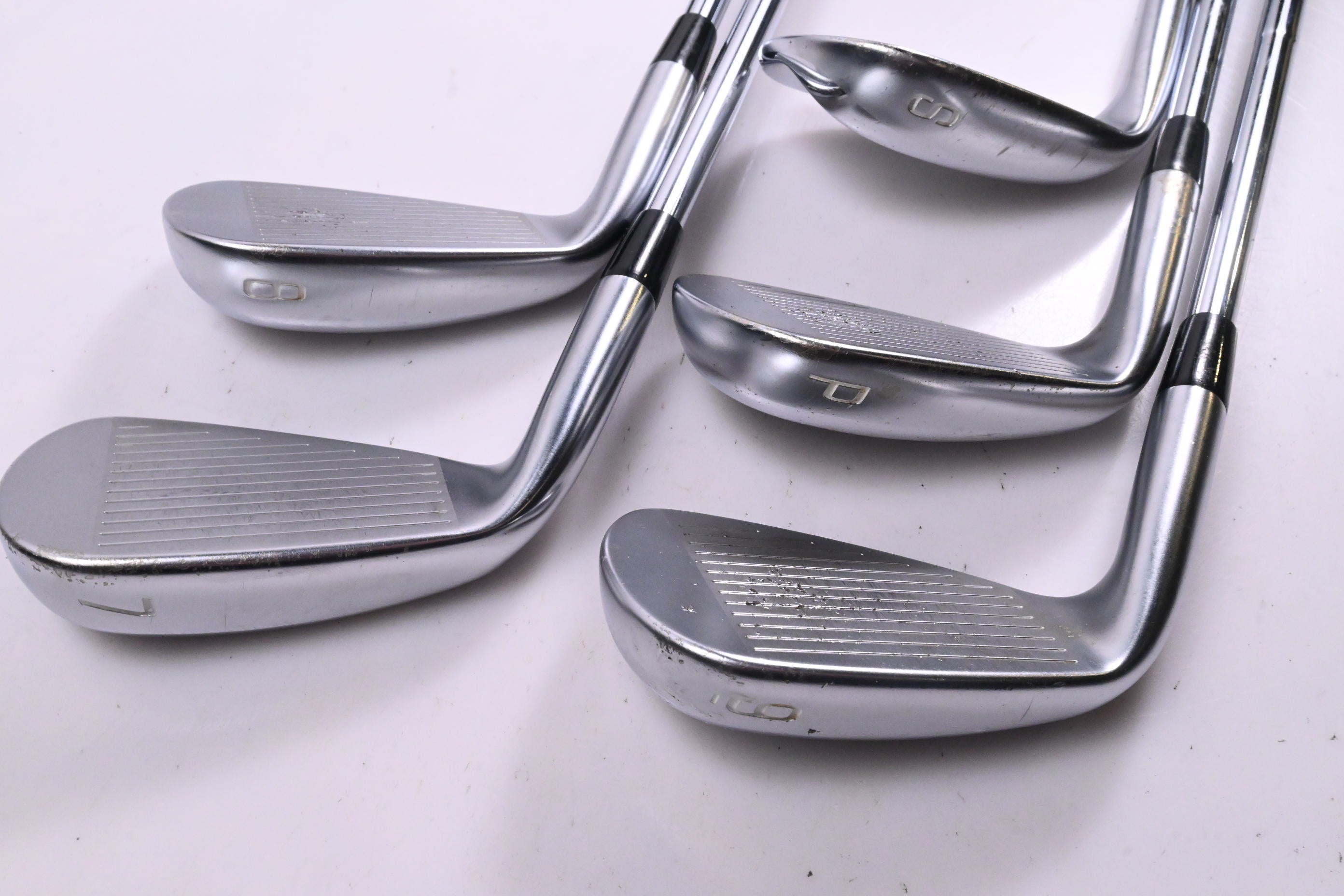 Mizuno JPX 923 Hot Metal Irons / 7-PW+SW / Stiff Flex KBS Tour Shafts