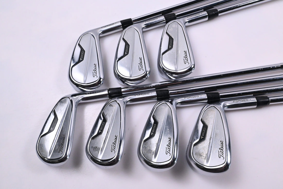 Titleist T200 2021 Irons / 4-PW / Stiff Flex AMT Black S300 Shafts