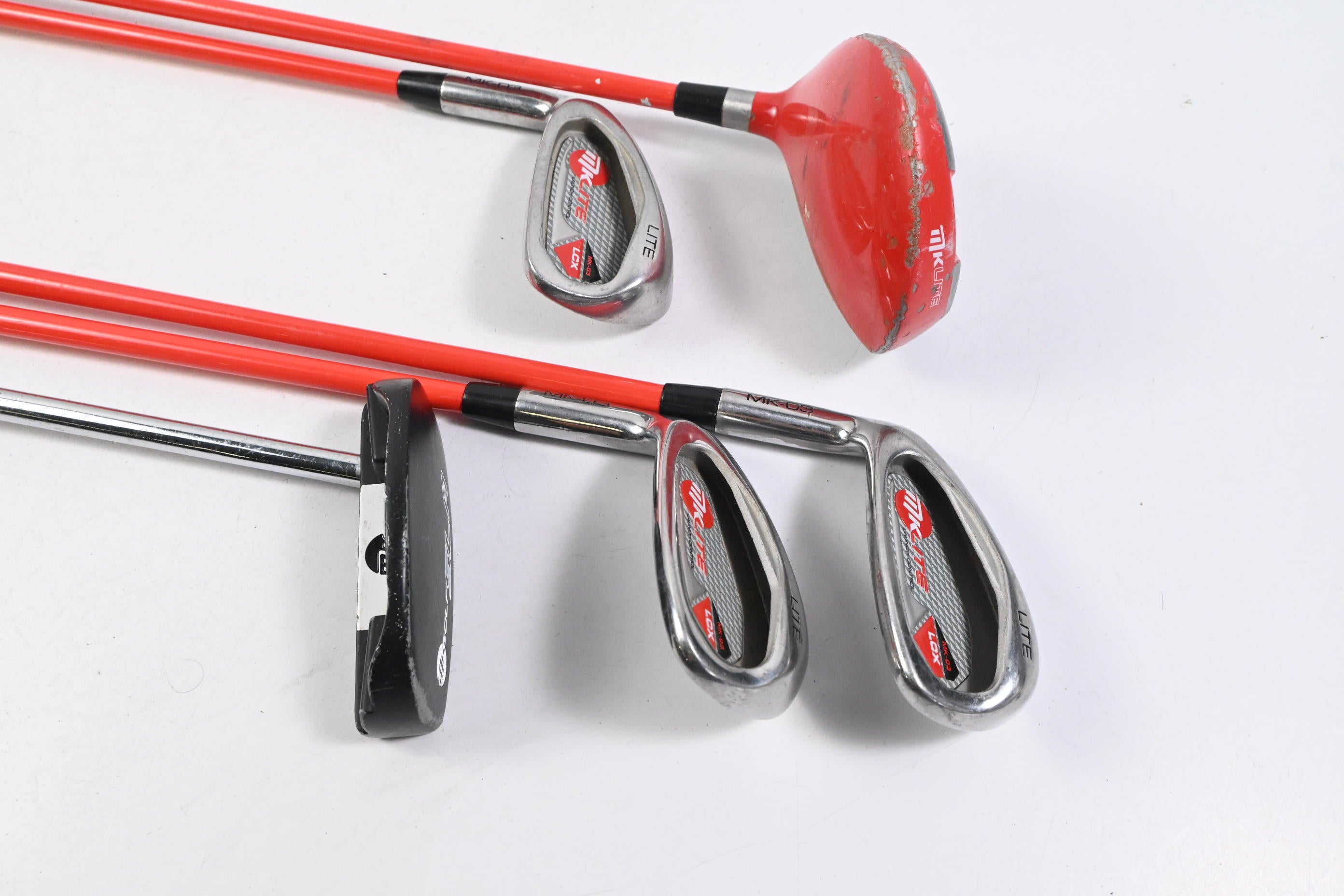 Junior Left Hand MK Golf Package Set / Wood, Irons, Putter