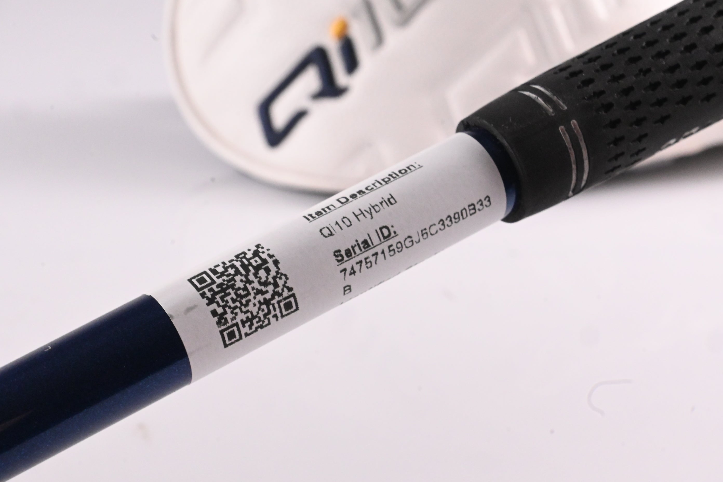 Taylormade Qi10 #3 Hybrid / 19 Degree / Stiff Flex Fujikura Ventus TR Blue 7