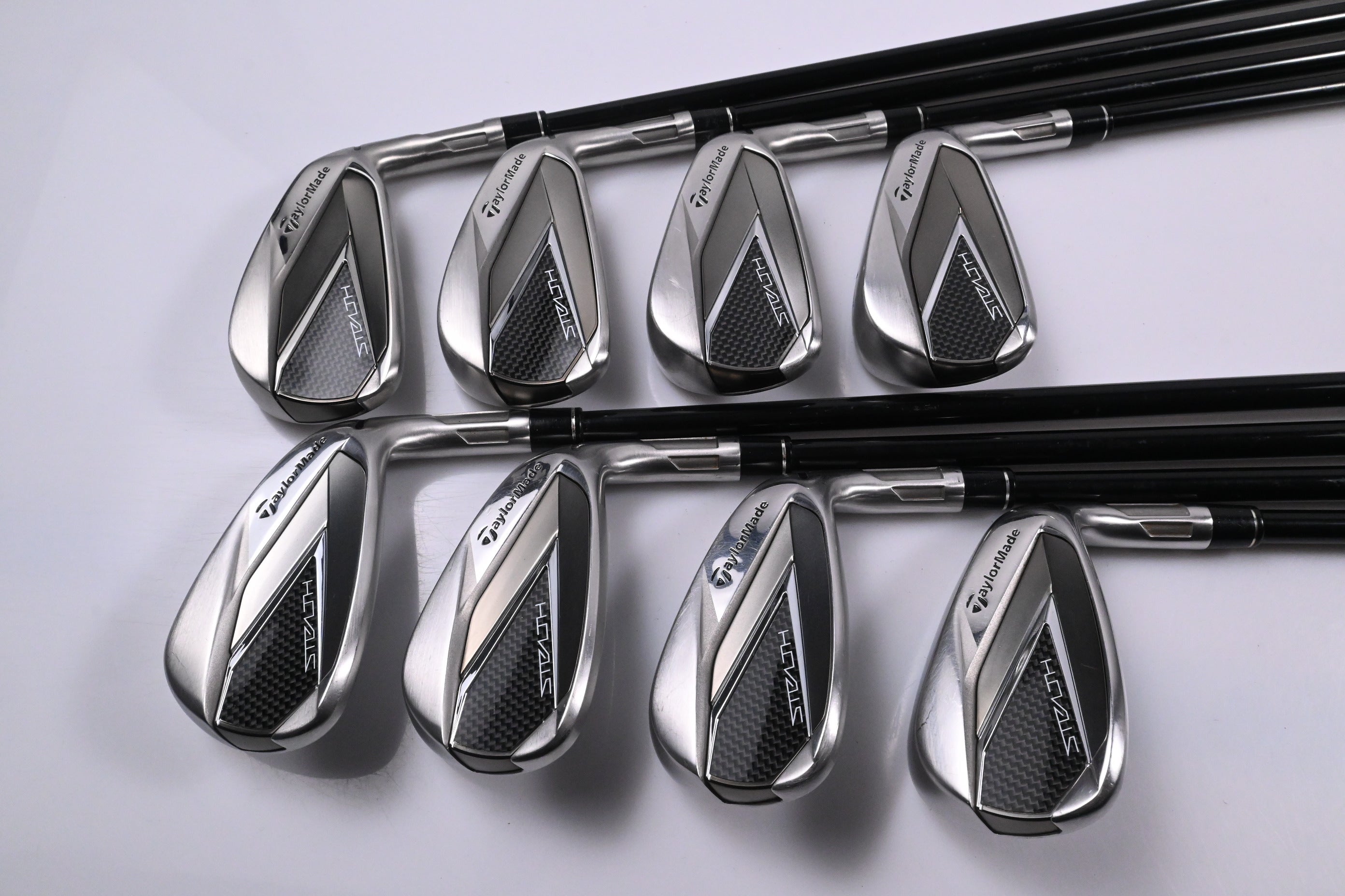 Taylormade Stealth Irons / 4-PW+GW / Stiff Flex Fujikura Ventus Red 7 Shaft