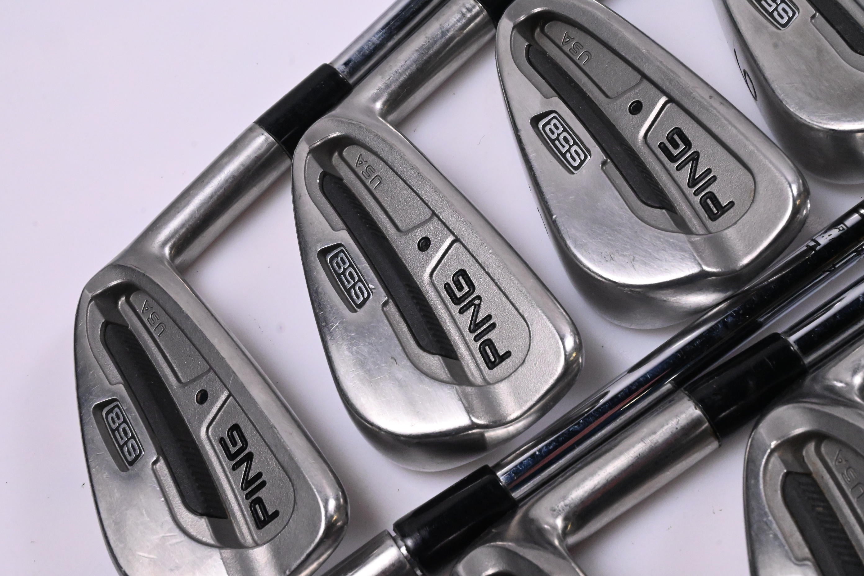 Ping S58 Irons / 3-PW / Black Dot / Stiff Flex Ping Z-Z 65 Shafts
