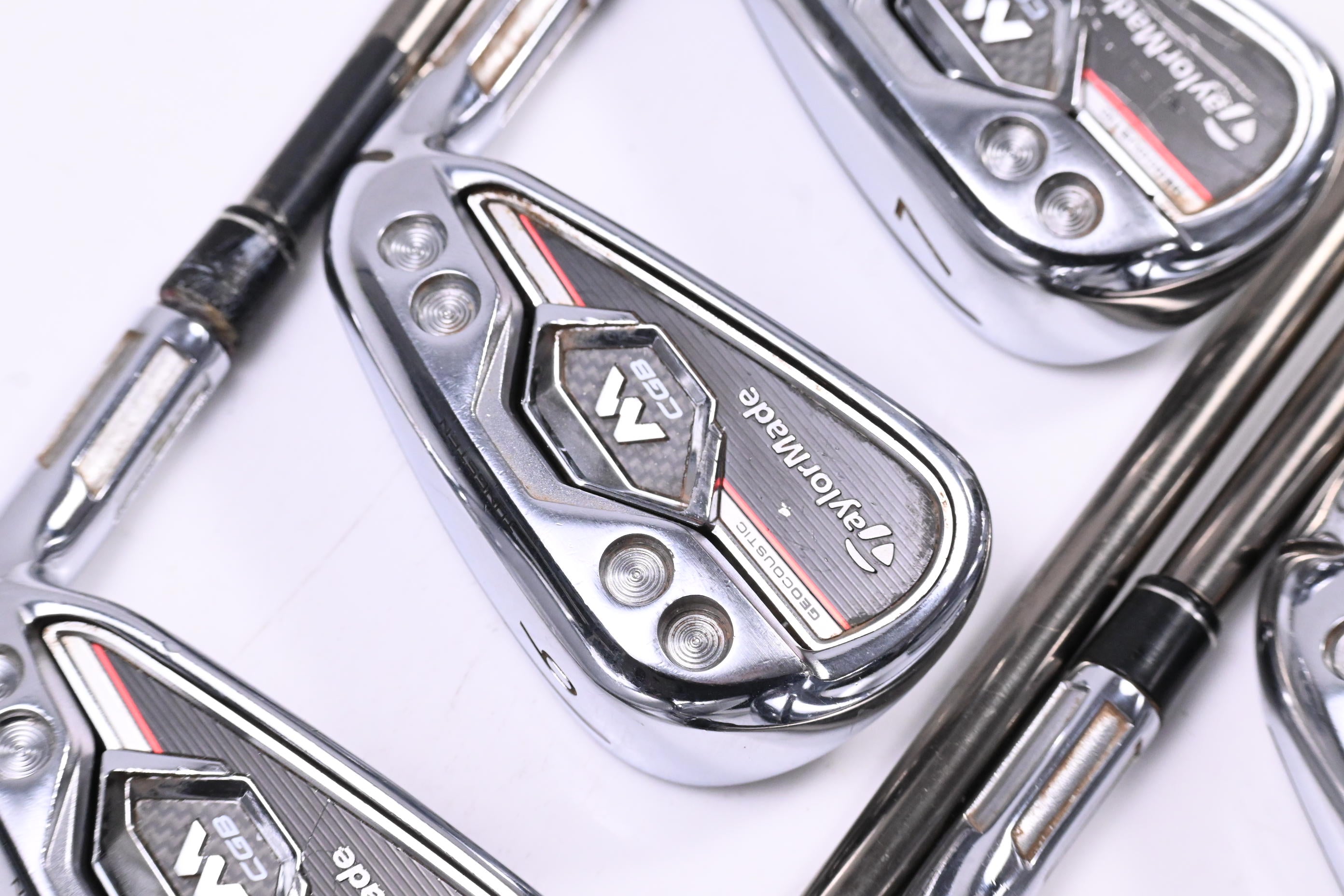 Taylormade M CGB Irons / 5-PW+AW / Stiff Flex UST Mamiya Recoil ES 460 Shafts
