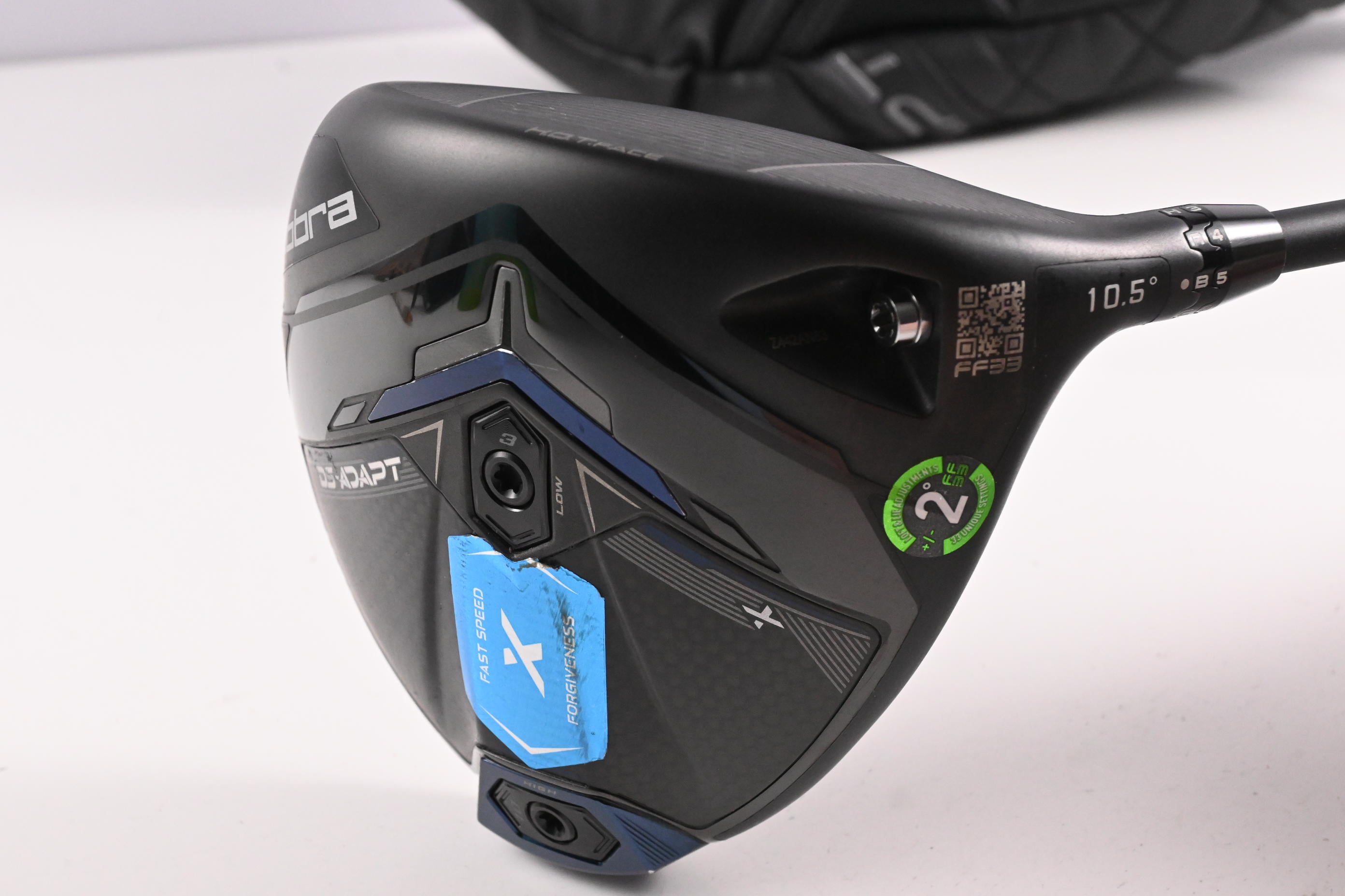 Cobra DS-Adapt X Driver / 10.5 Degree / Regular Flex Vanquish 4 Shaft