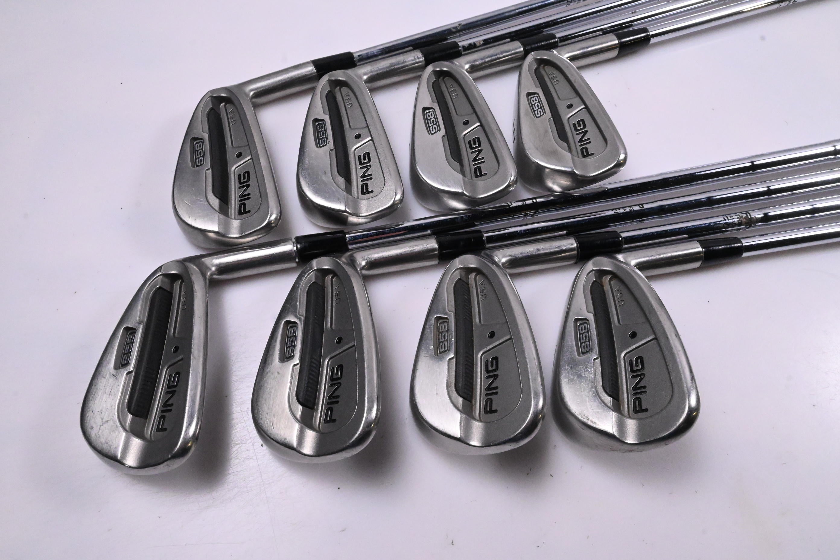 Ping S58 Irons / 3-PW / Black Dot / Stiff Flex Ping Z-Z 65 Shafts