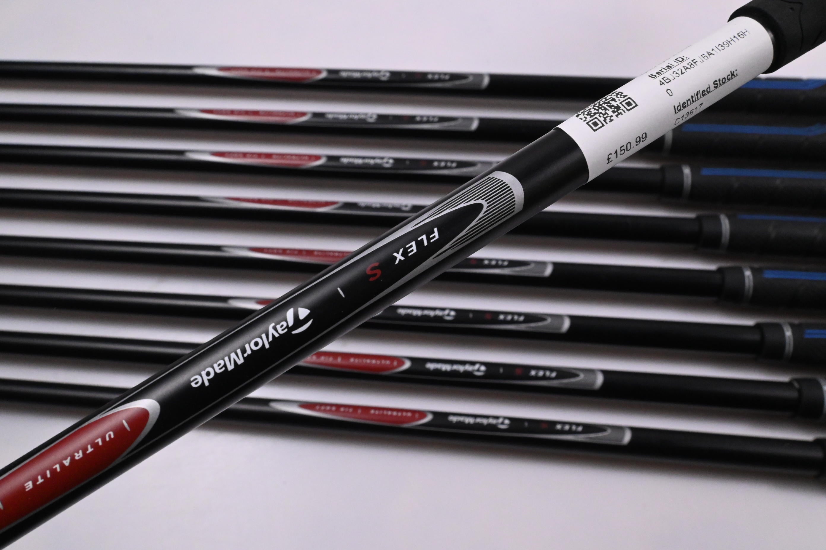 Left Hand Taylormade RAC OS Irons / 3-PW+SW / Stiff Flex Taylormade Shafts