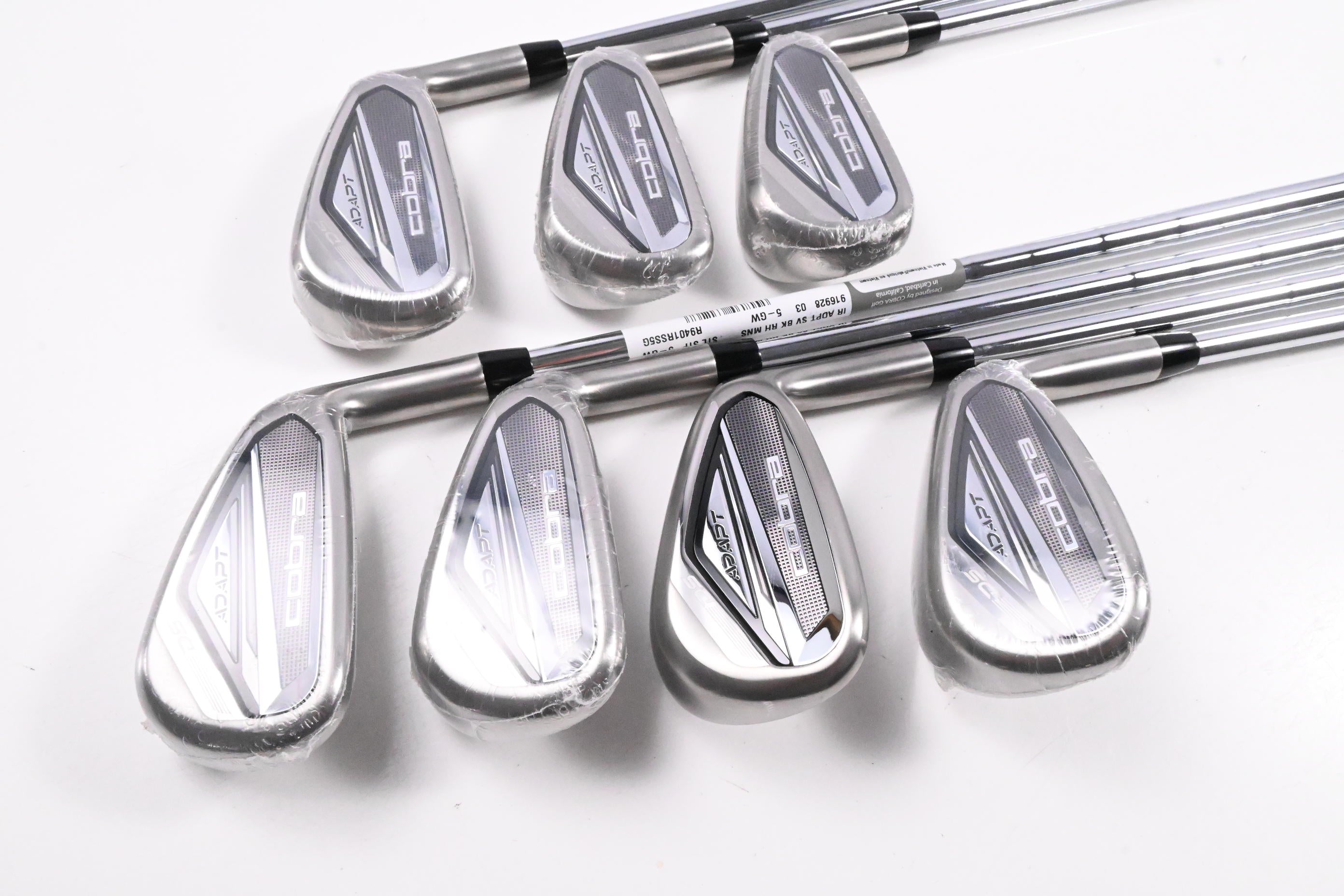 Cobra DS-Adapt Irons / 5-PW+GW / Stiff Flex KBS Tour Lite Shafts