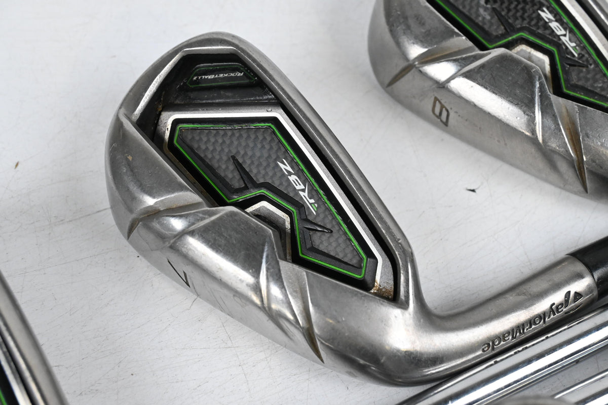 Left Hand Taylormade RBZ Irons / 5-PW+GW+SW / Regular Flex Taylormade RBZ