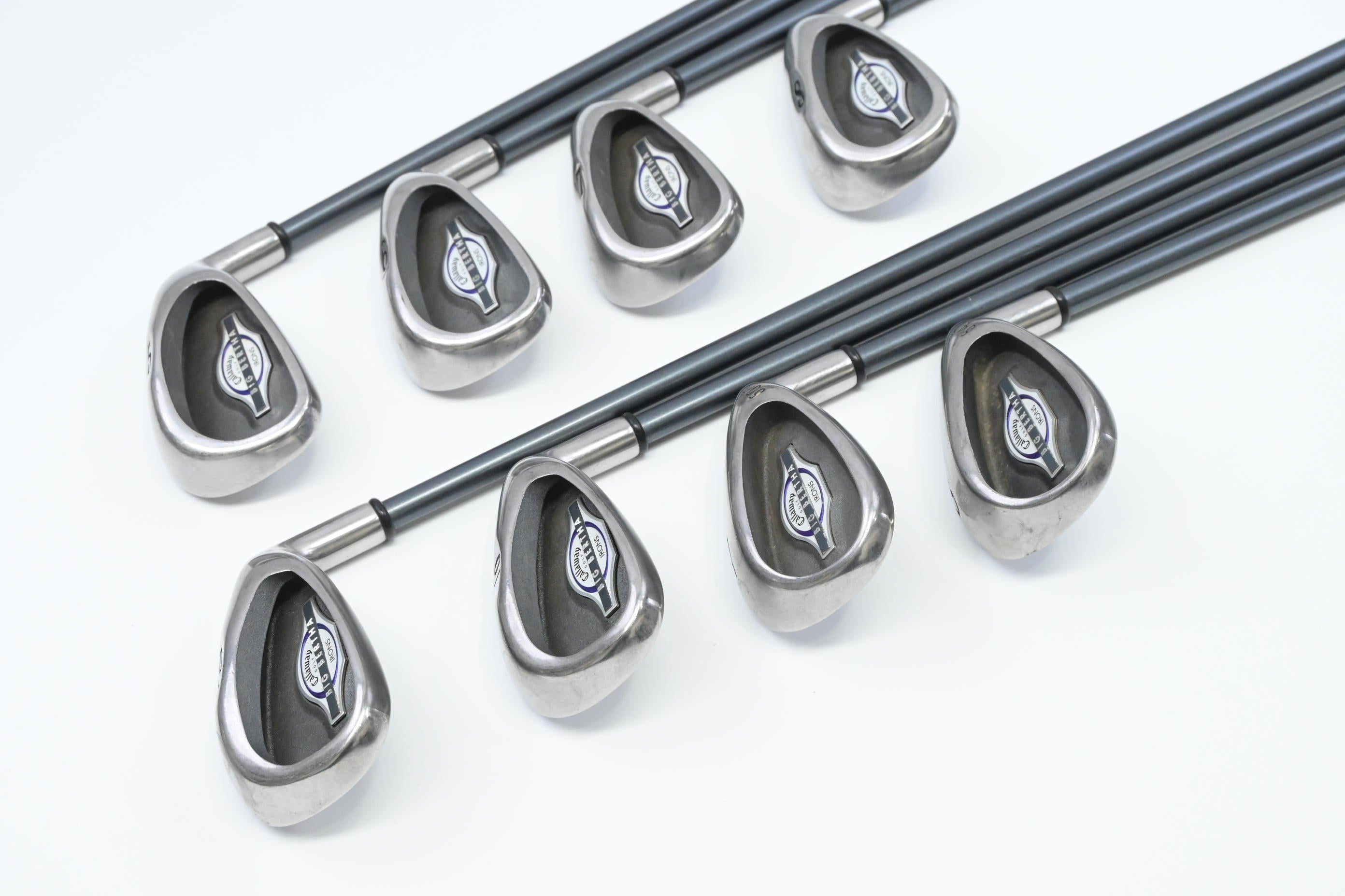 Ladies Callaway Big Bertha 2002 Irons / 5-PW+GW+SW / Ladies Flex Callaway RCH 65