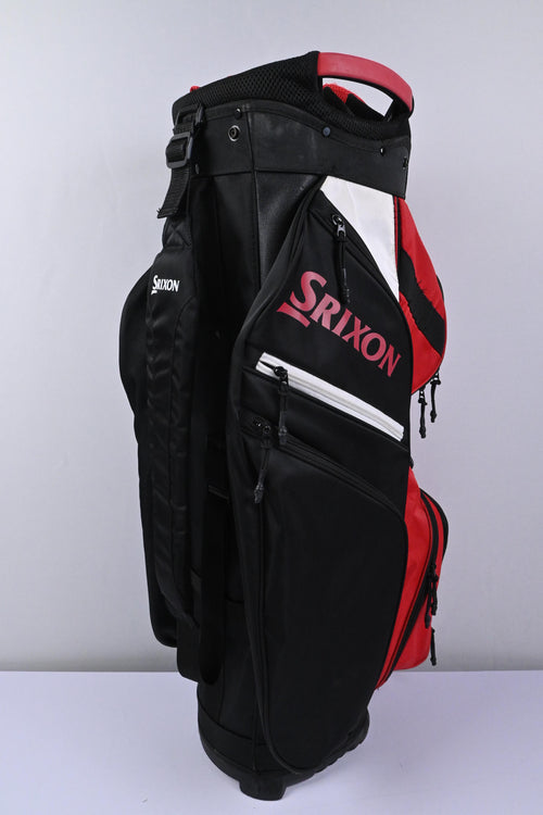 Srixon Cart Bag / 14-Way Divider / Red, Black & White