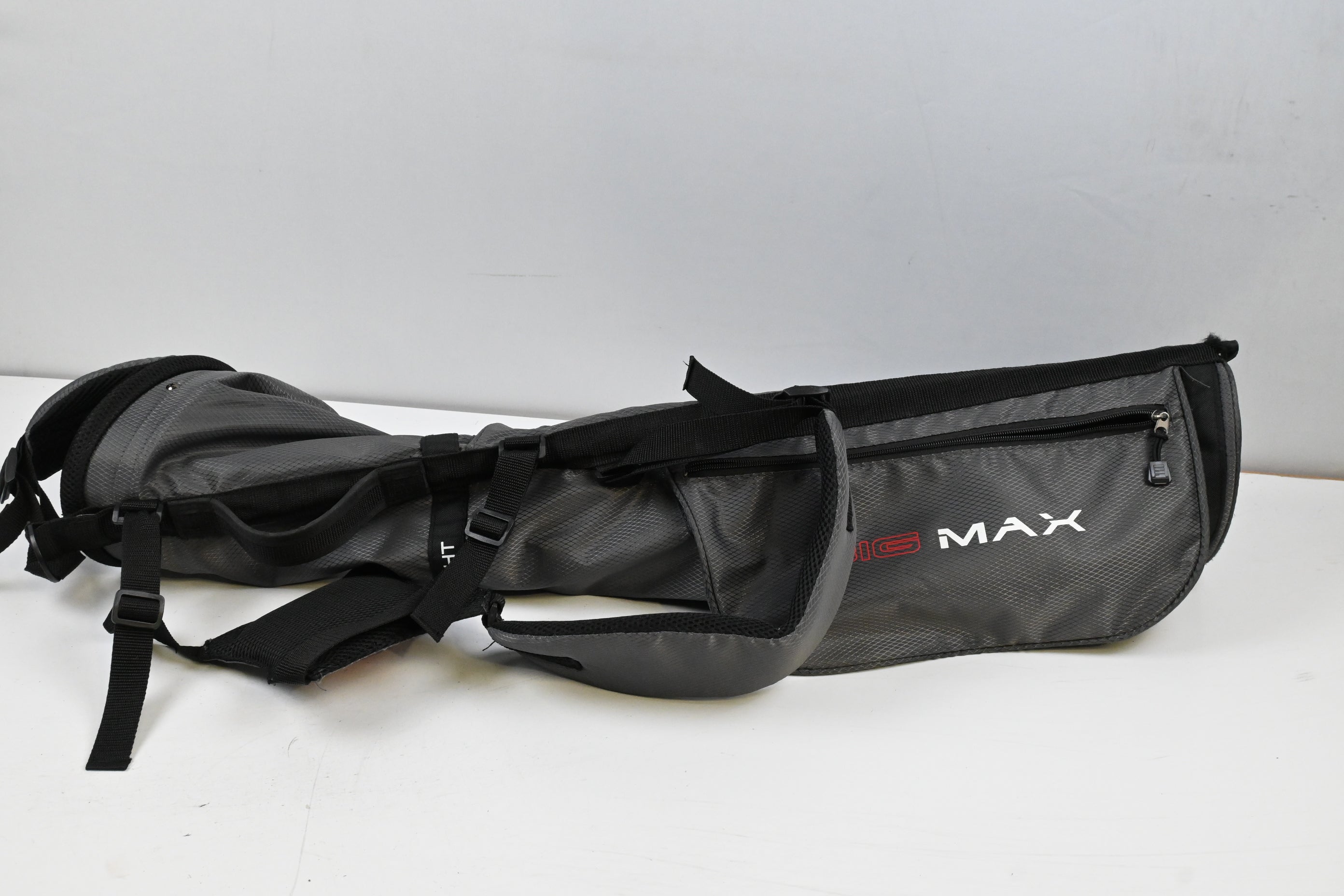 Big Max Stand Bag / 2-Way Divider / Grey, White, Red