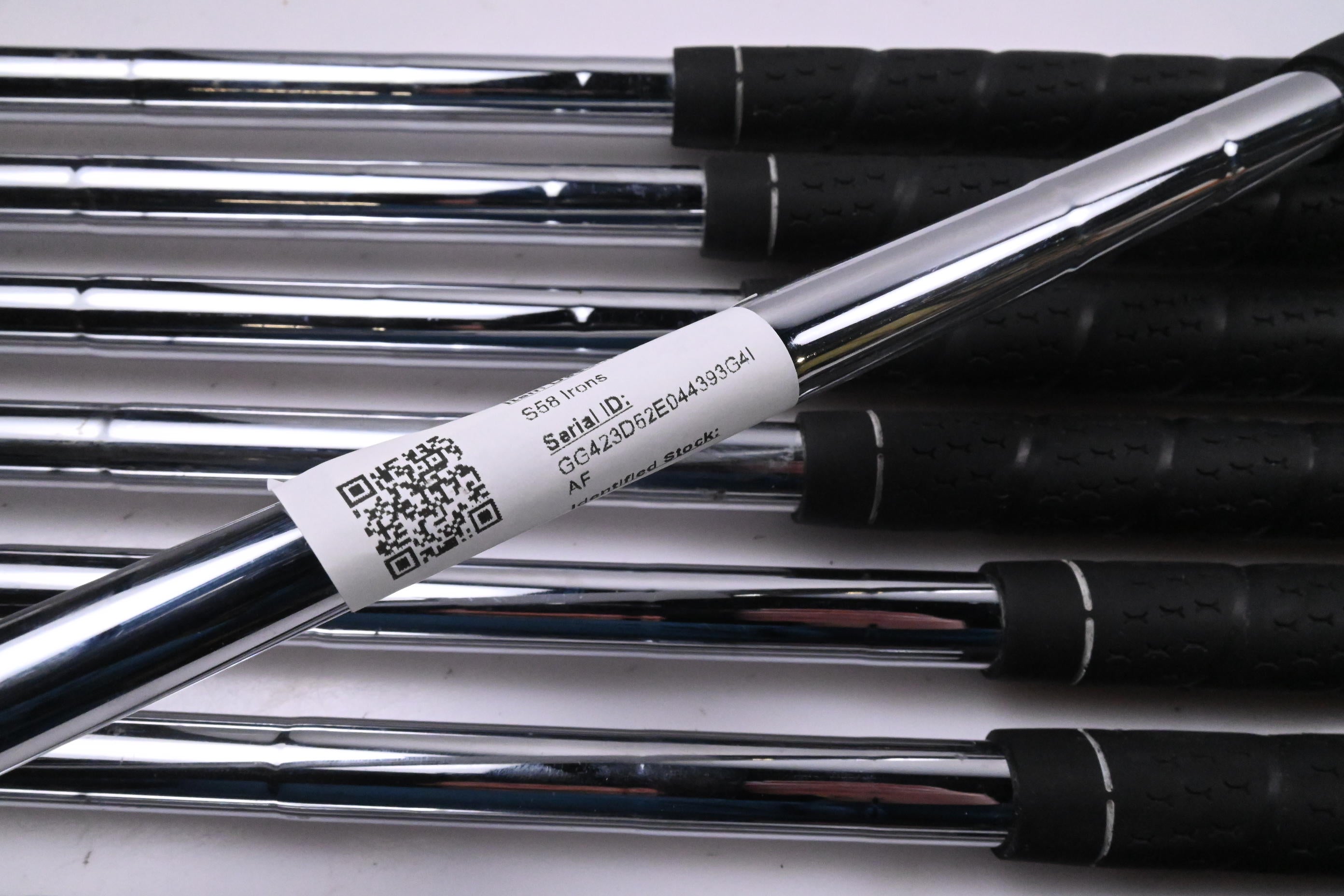 Ping S58 Irons / 3-PW / Black Dot / Stiff Flex Ping Z-Z 65 Shafts