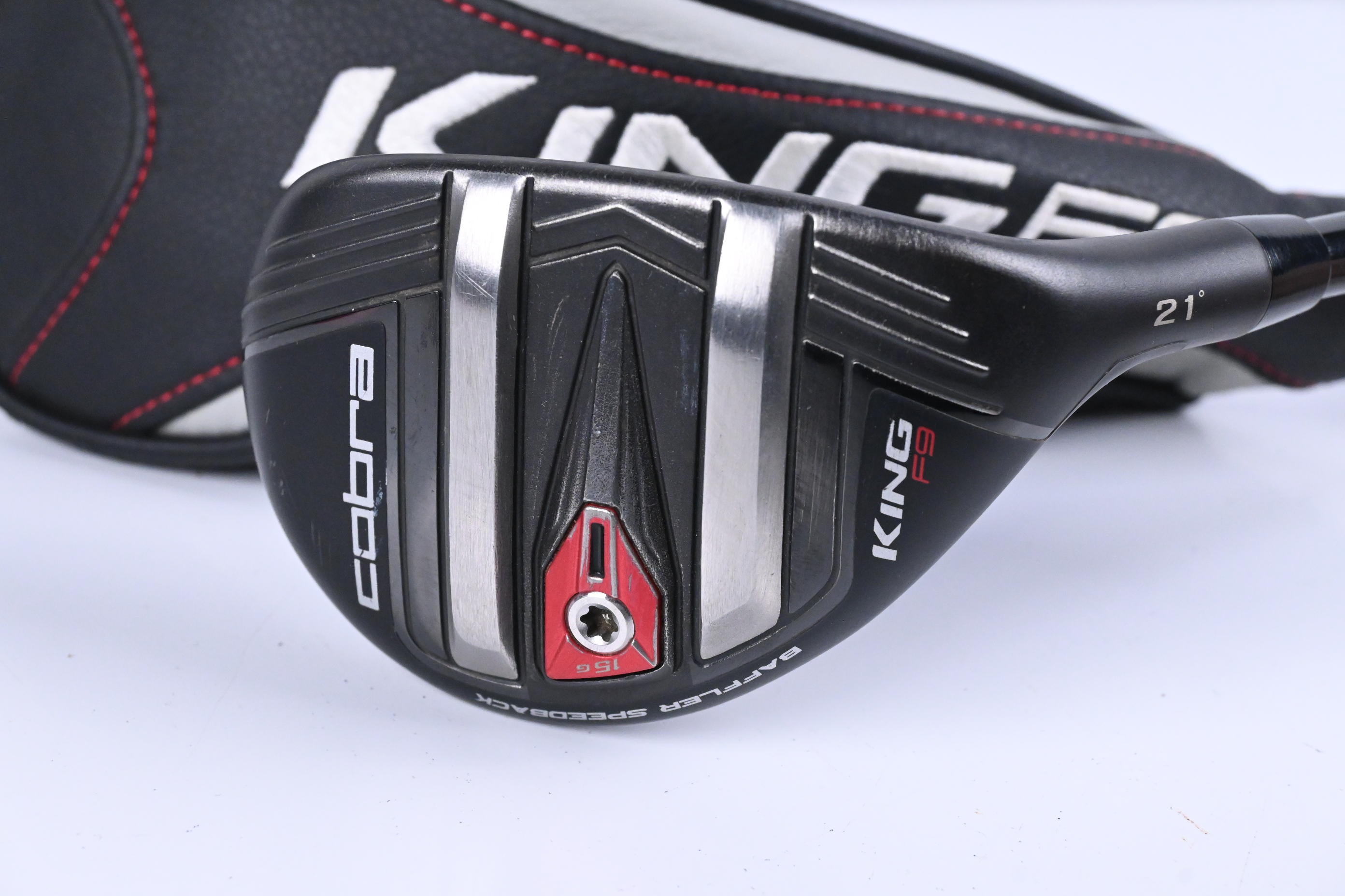 Cobra King F9 #4 Hybrid / 21 Degree / Regular Flex Fujikura Atmos Silver 7 Shaft