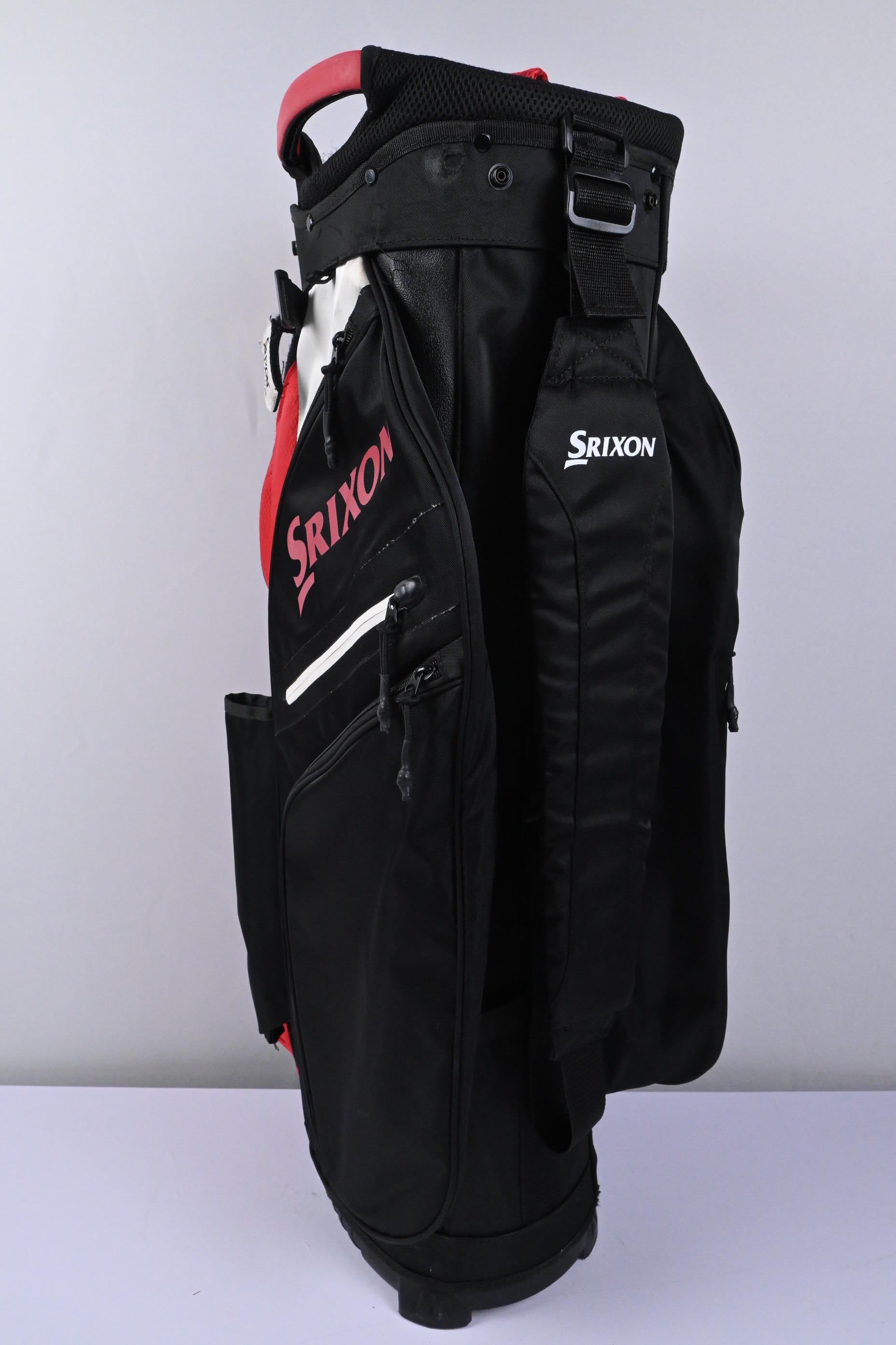Srixon Cart Bag / 14-Way Divider / Red, Black & White