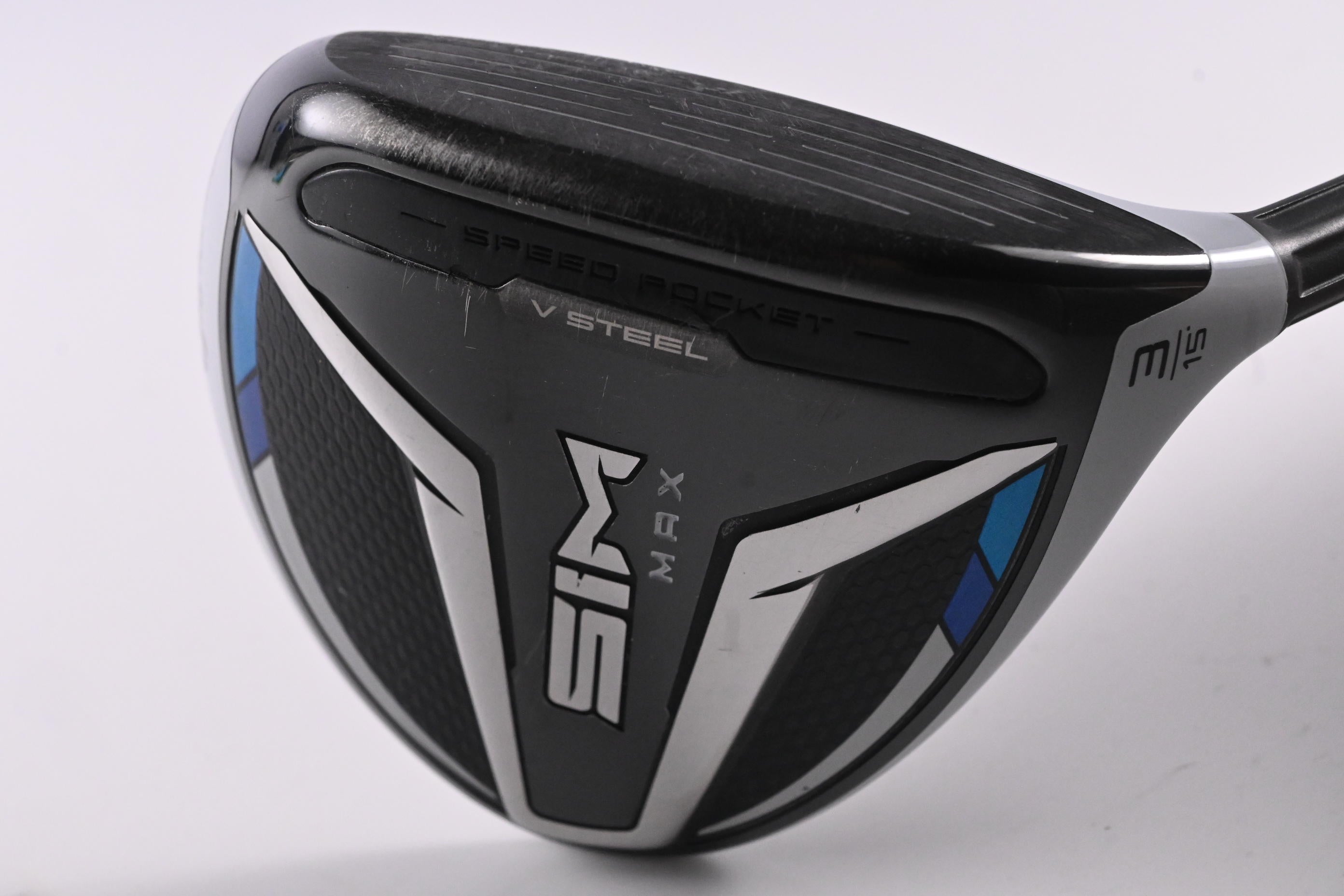 Taylormade SIM Max #3 Wood / 15 Degree / Stiff Flex Ventus Blue 6 Shaft