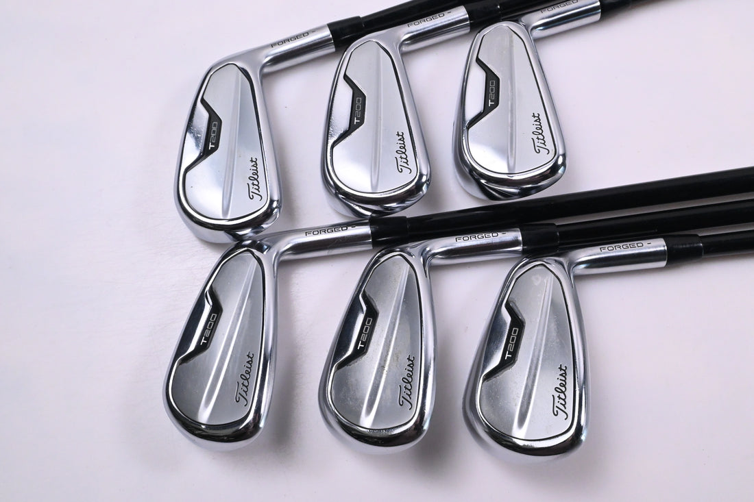 Titleist T200 2021 Irons / 5-PW / Stiff Flex Tensei AV Blue AM(2) Shafts