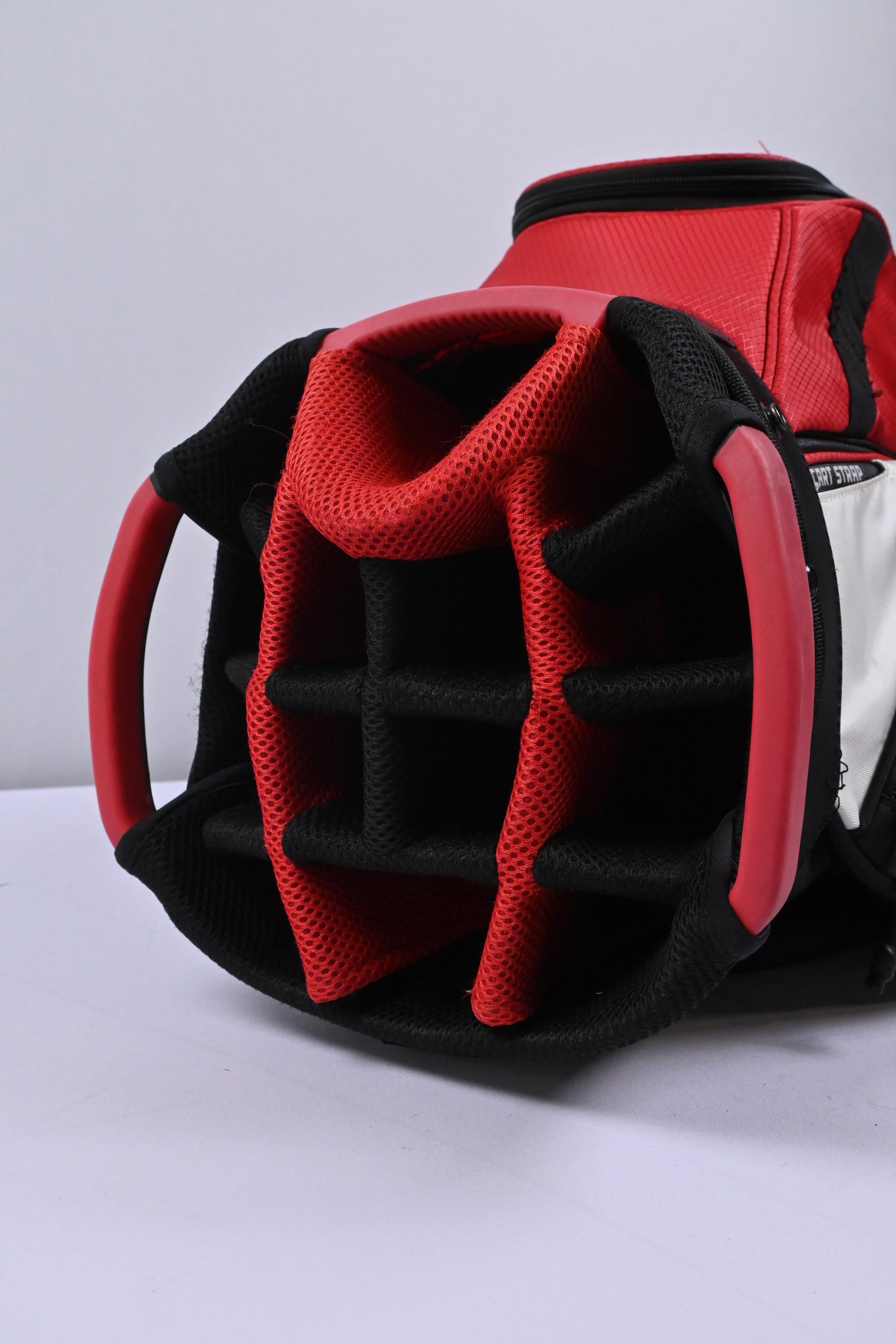 Srixon Cart Bag / 14-Way Divider / Red, Black & White