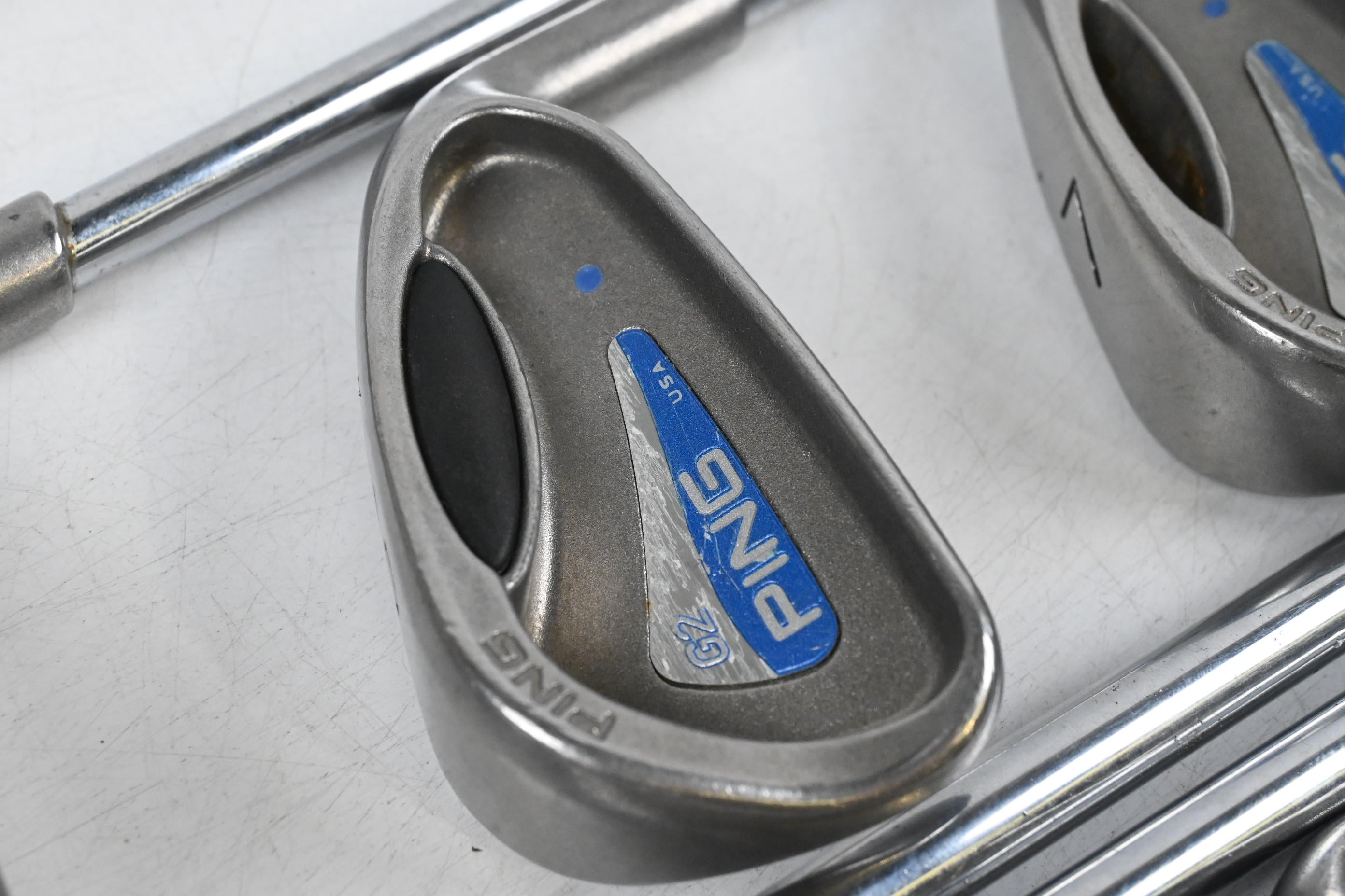 Ping G2 Irons / 5-PW+SW / Blue Dot / Regular Flex Steel Shafts