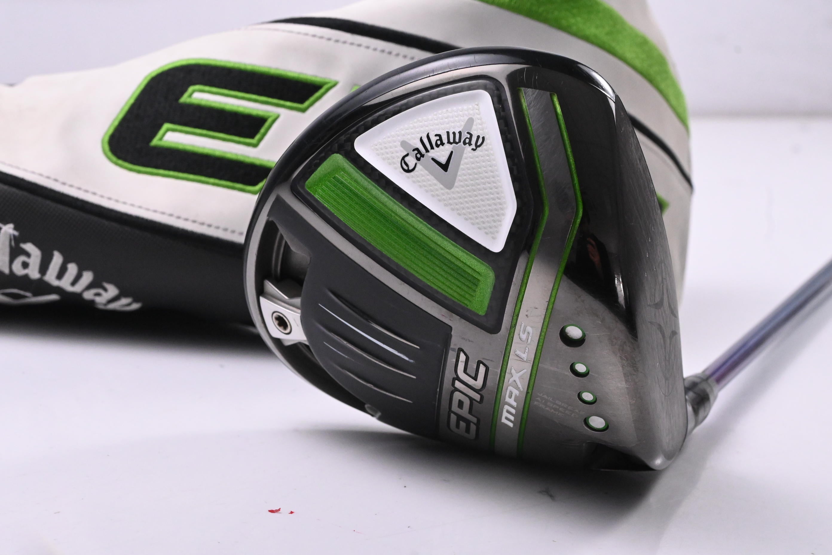 Callaway Epic Max LS Driver / 9 Degree / Stiff Flex HZRDUS Smoke Green 60 PVD