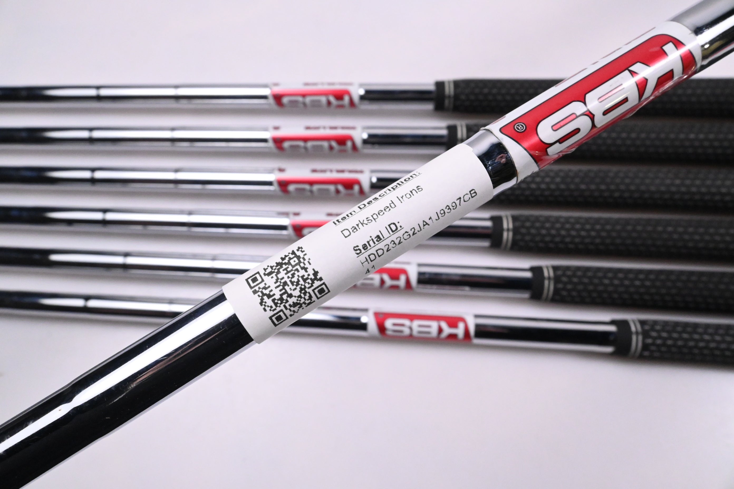 Cobra Darkspeed Irons / 5-PW+GW / Regular Flex KBS Tour Lite Shafts