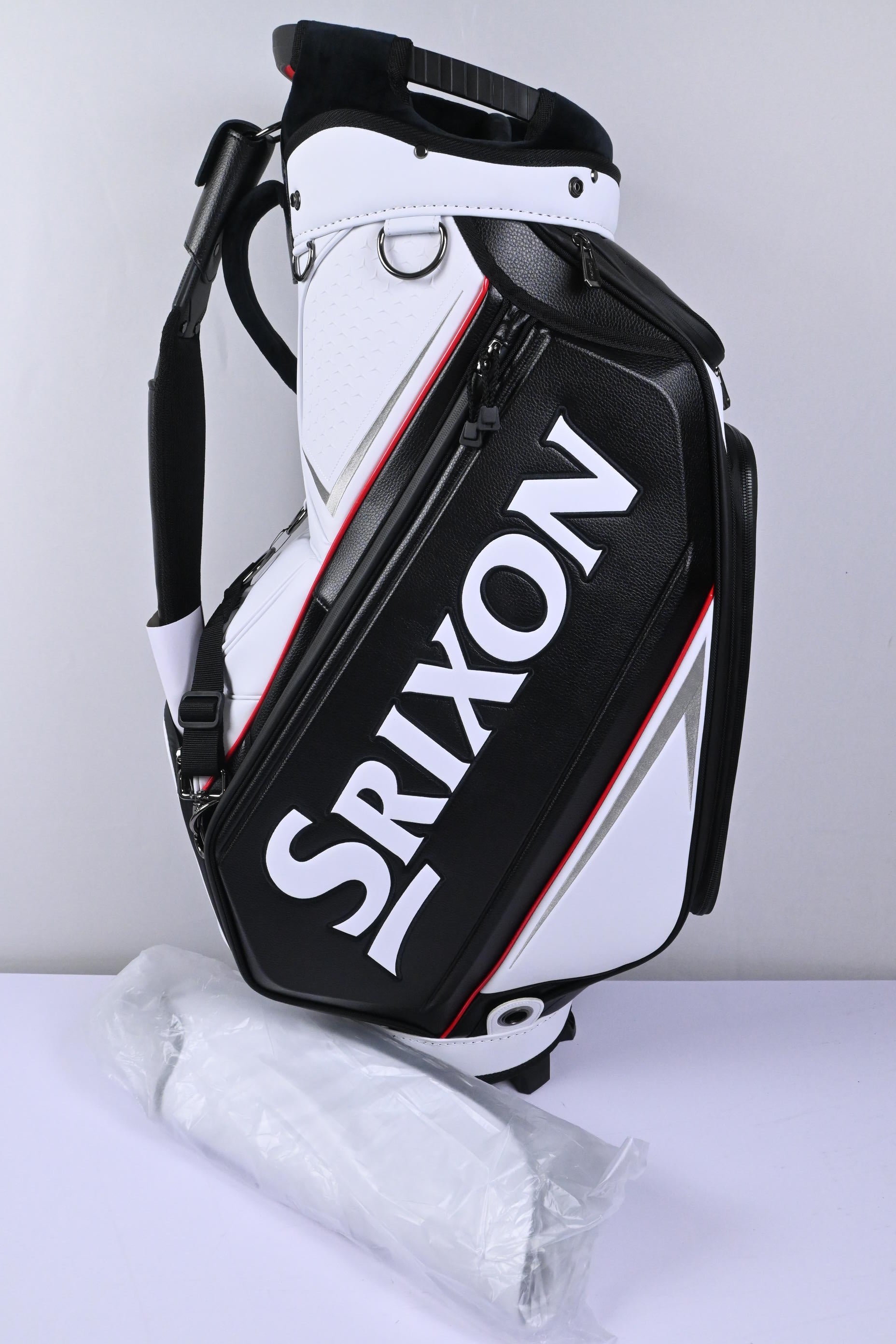 Srixon Tour Staff Bag 2025 / 5-Way Divider / Black, White & Red