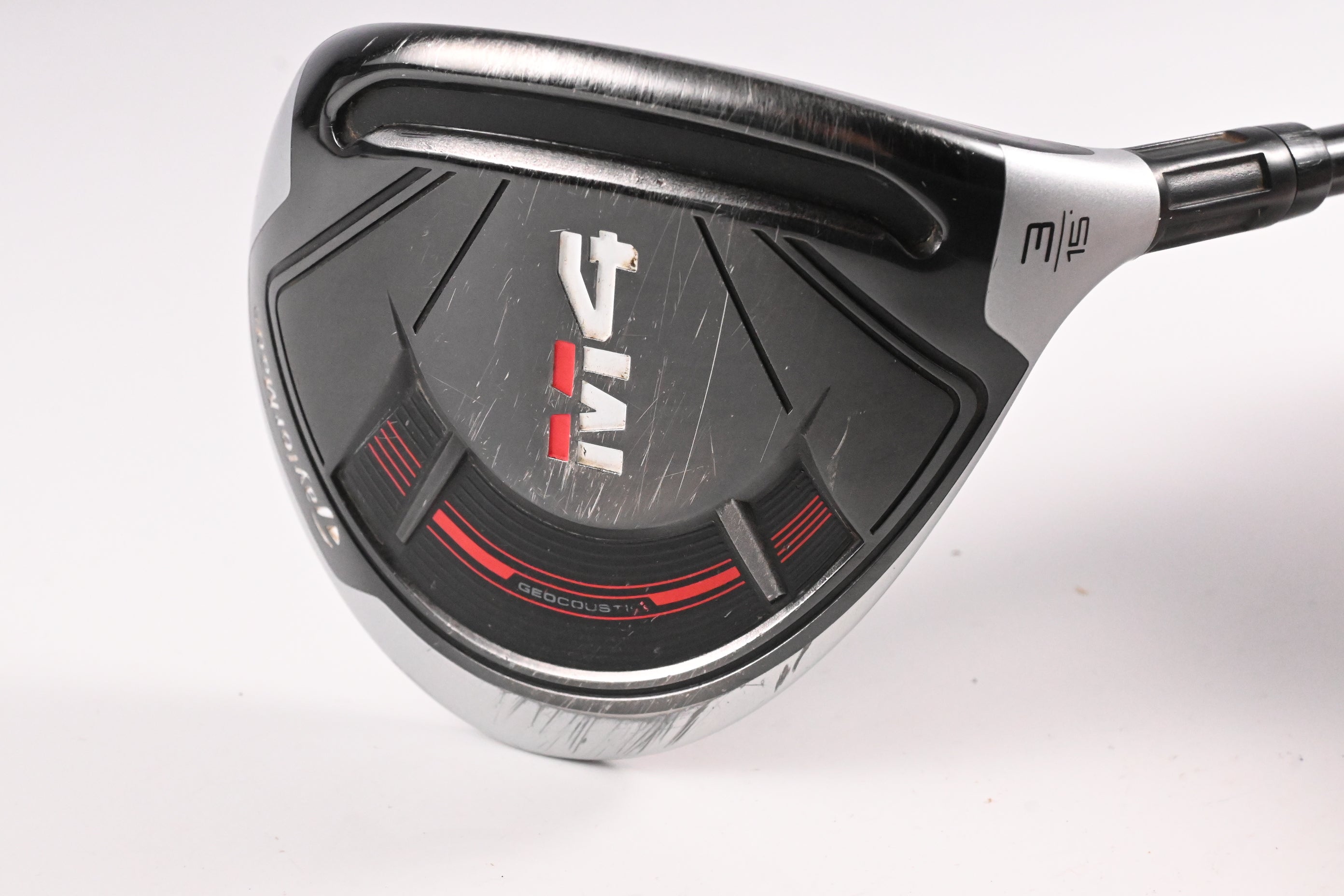 Taylormade M4 #3 Wood / 15 Degree / Regular Flex Fujikura Atmos Red 5 Shaft